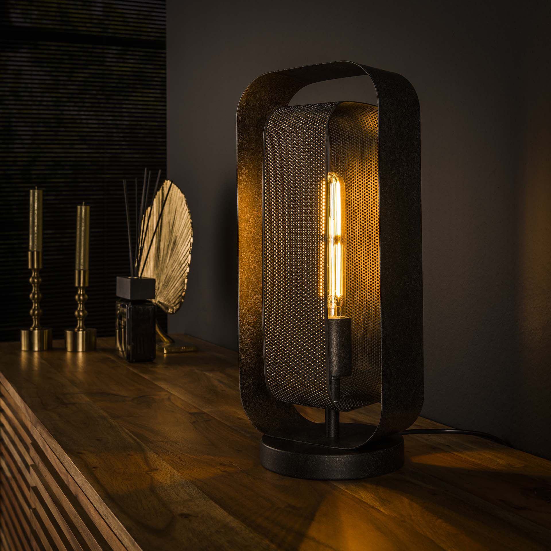 Allyse tafellamp – stijlvolle verlichting in artic zwart