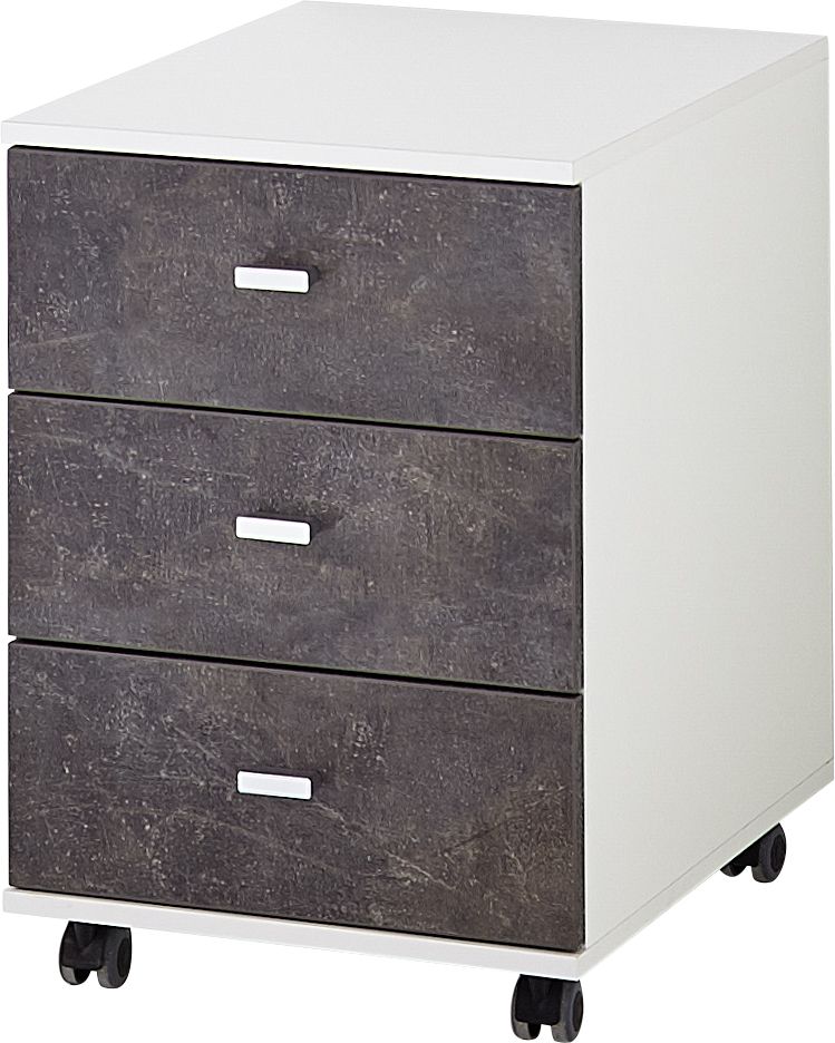 Altino Ladeblok 58 cm – Wit met Grijs Basalt | Germania