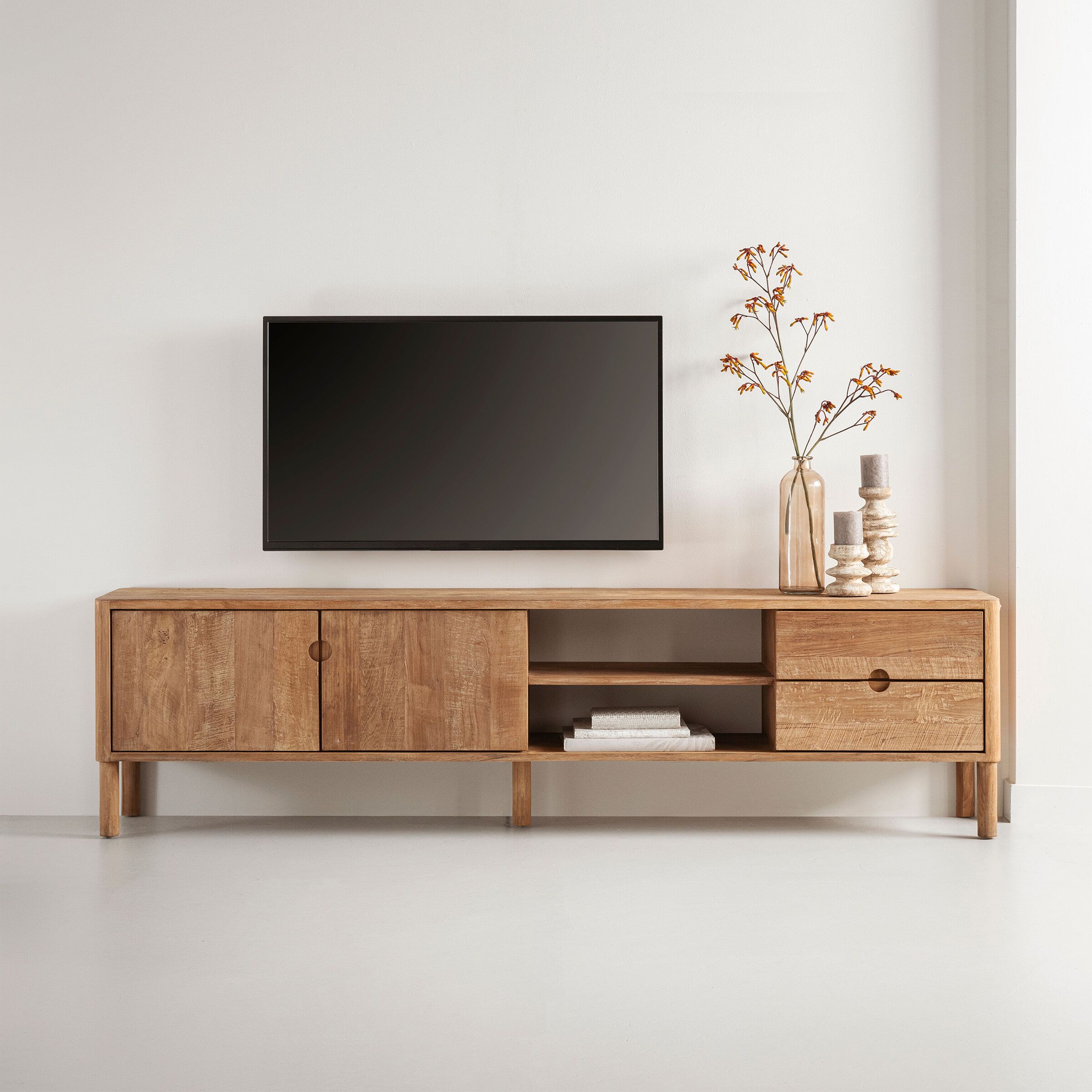 Apollo TV‑meubel van DTP Home – Natuurlijke charme in 210 cm breed