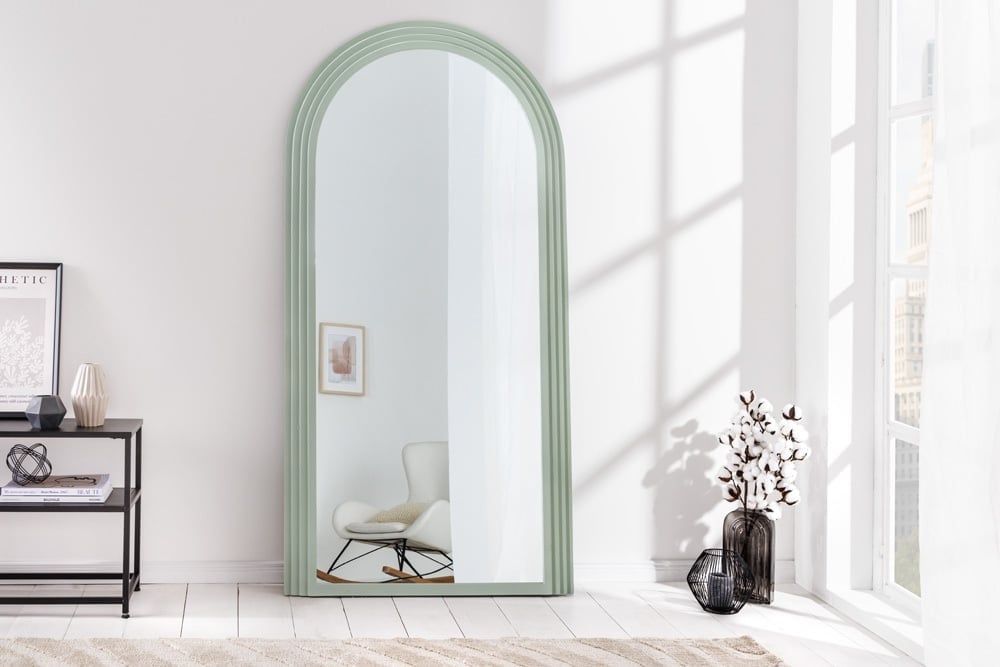 Art Deco wandspiegel 160 cm in saliegroen – stijlvolle reflectie van Invicta Interior