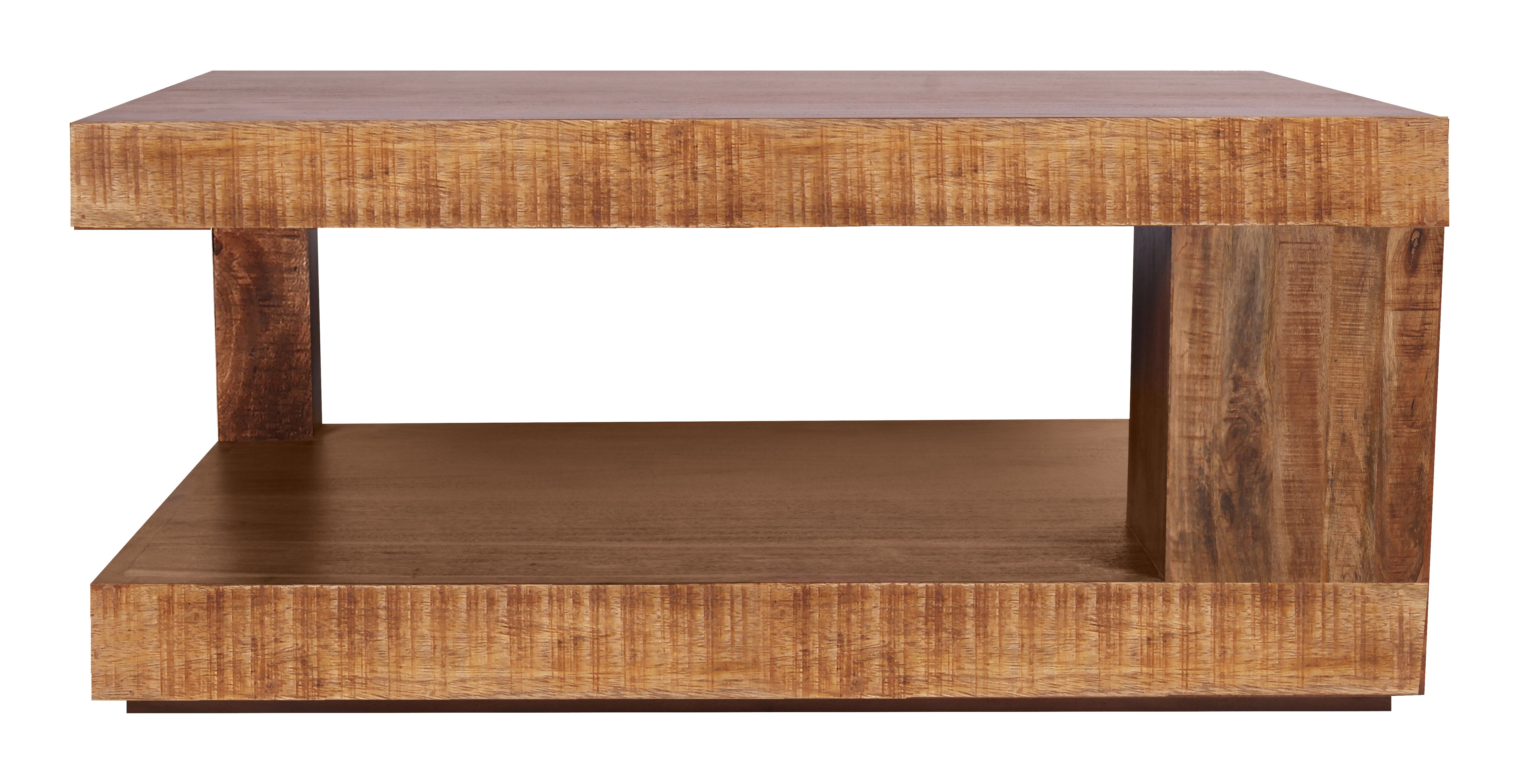 Artistiq Aarik Salontafel van Mangohout – Compact, stijlvol en met slimme opbergruimte