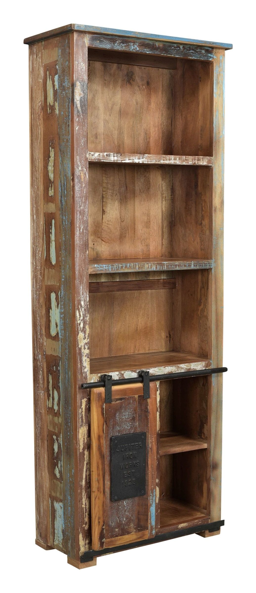 Artistiq Boekenkast Jupiter – Karaktervolle, Duurzame Eye‑Catcher (180 × 66 cm)
