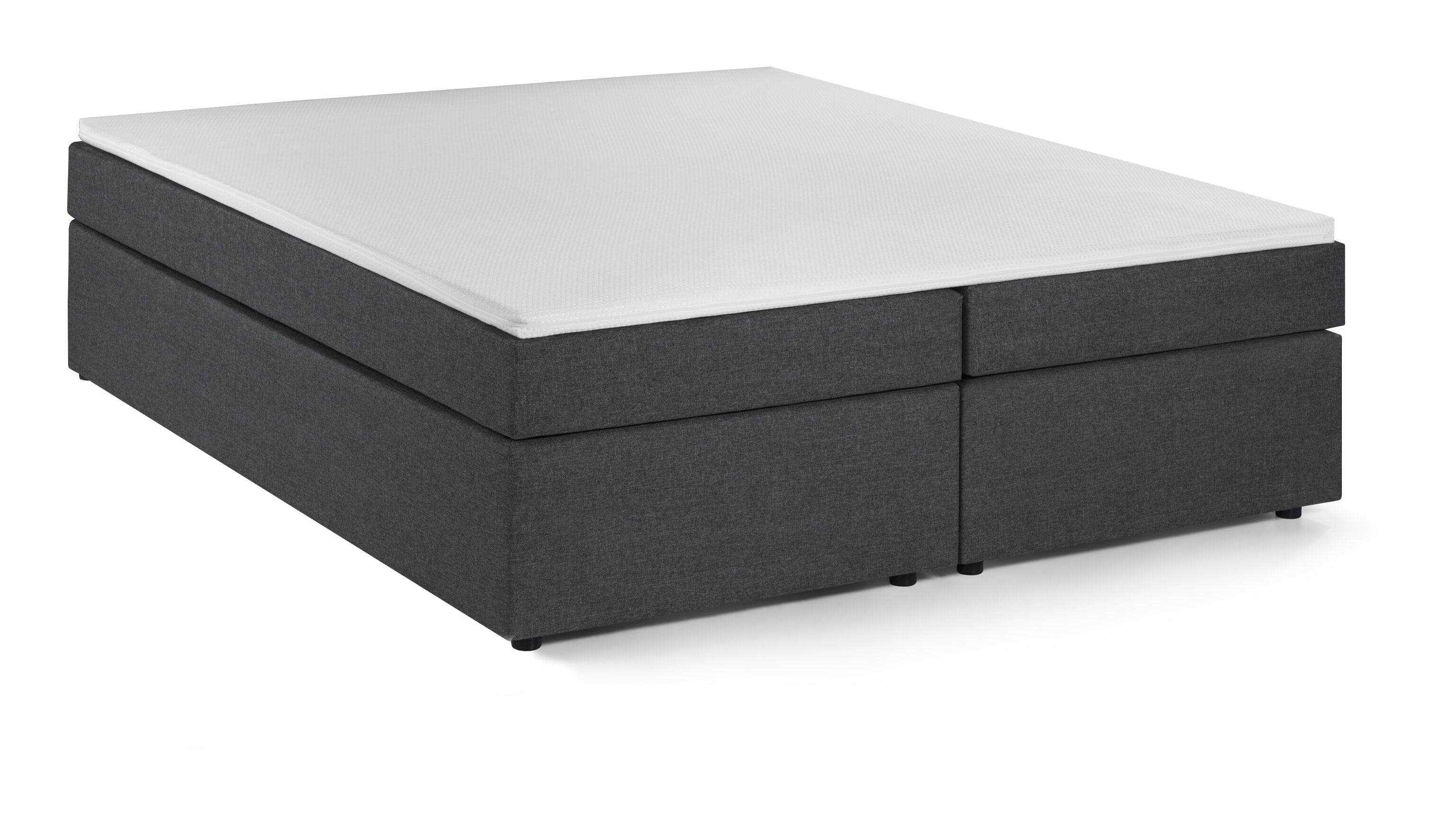 Artistiq Boxspring Torell 180 × 200 cm – Donkergrijs voor modern comfort