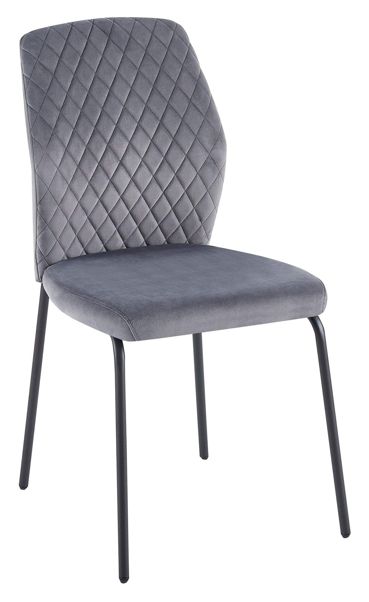 Artistiq Chante Velvet Eetkamerstoel – Luxe Fluwelen Design in Grijs