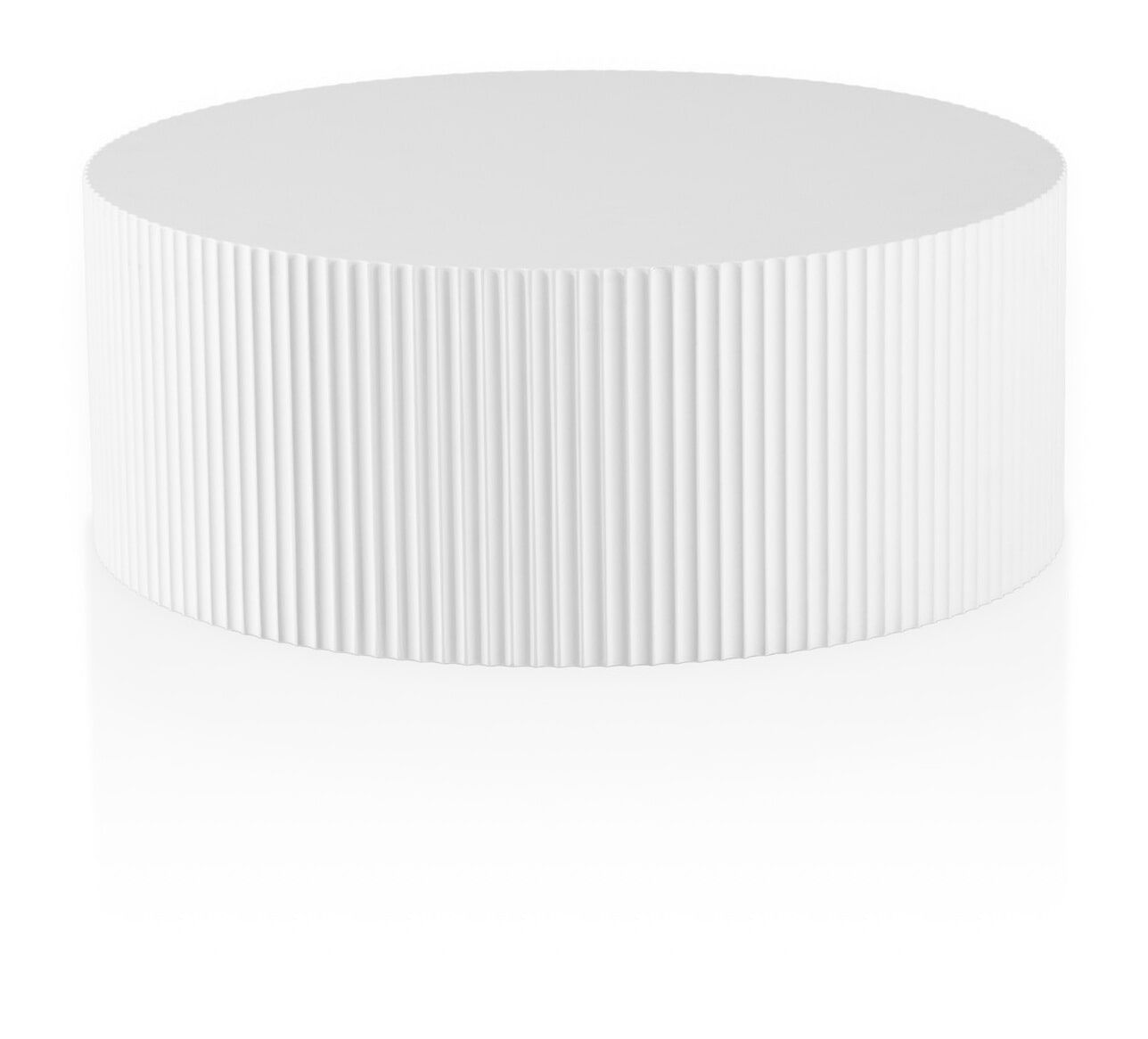 Artistiq Christe ronde salontafel 90 cm – strak wit design voor elke woonkamer