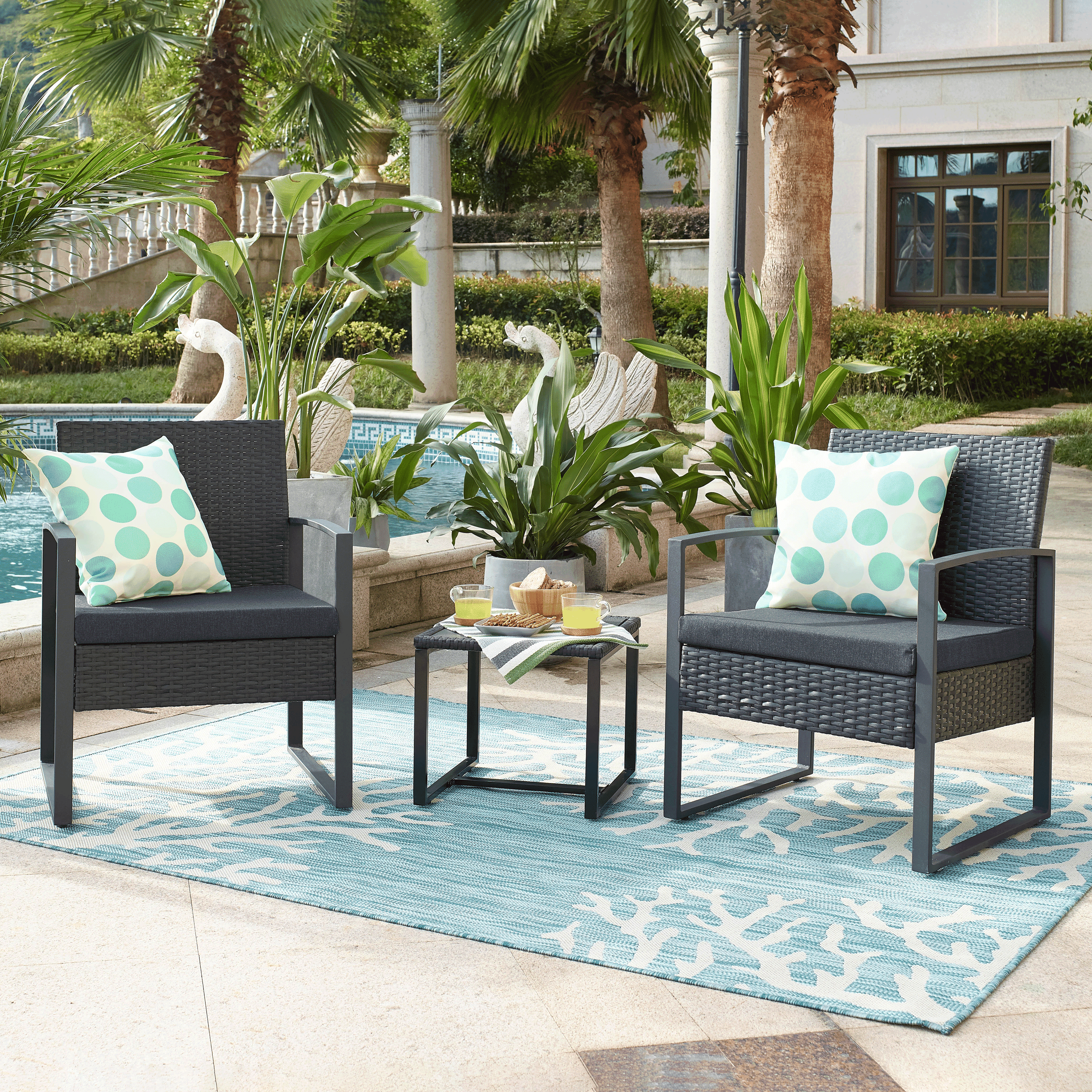 Artistiq Gedion Tuinset – Moderne Grijze Lounge voor Buiten