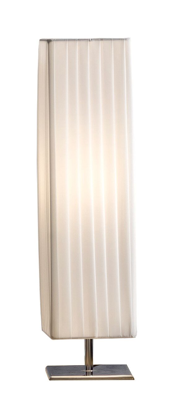 Artistiq Lina – Elegante witte Art Deco tafellamp (60 cm)