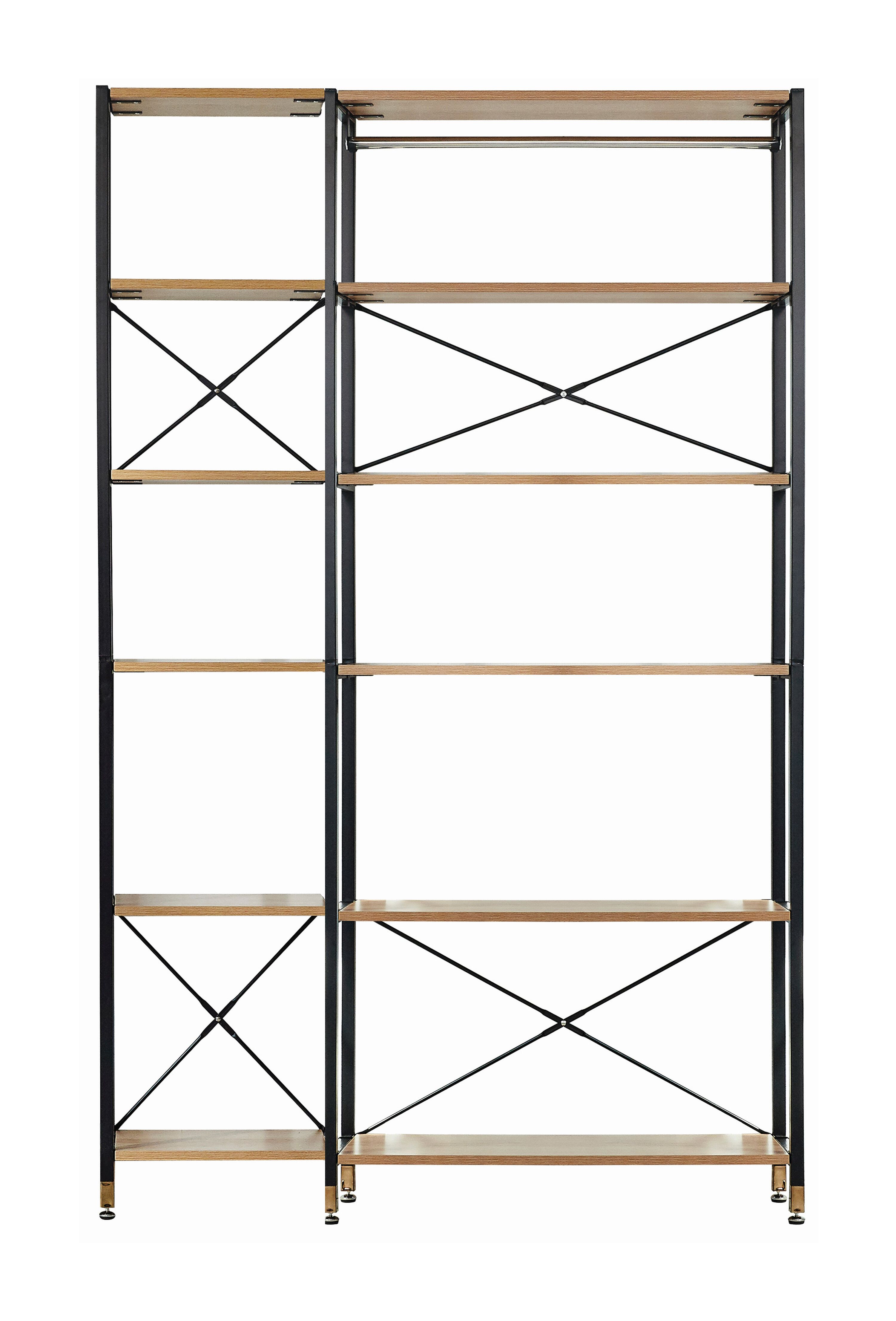 Artistiq Living Wandrek Heron – 12‑plankenroomdivider in acacia‑look