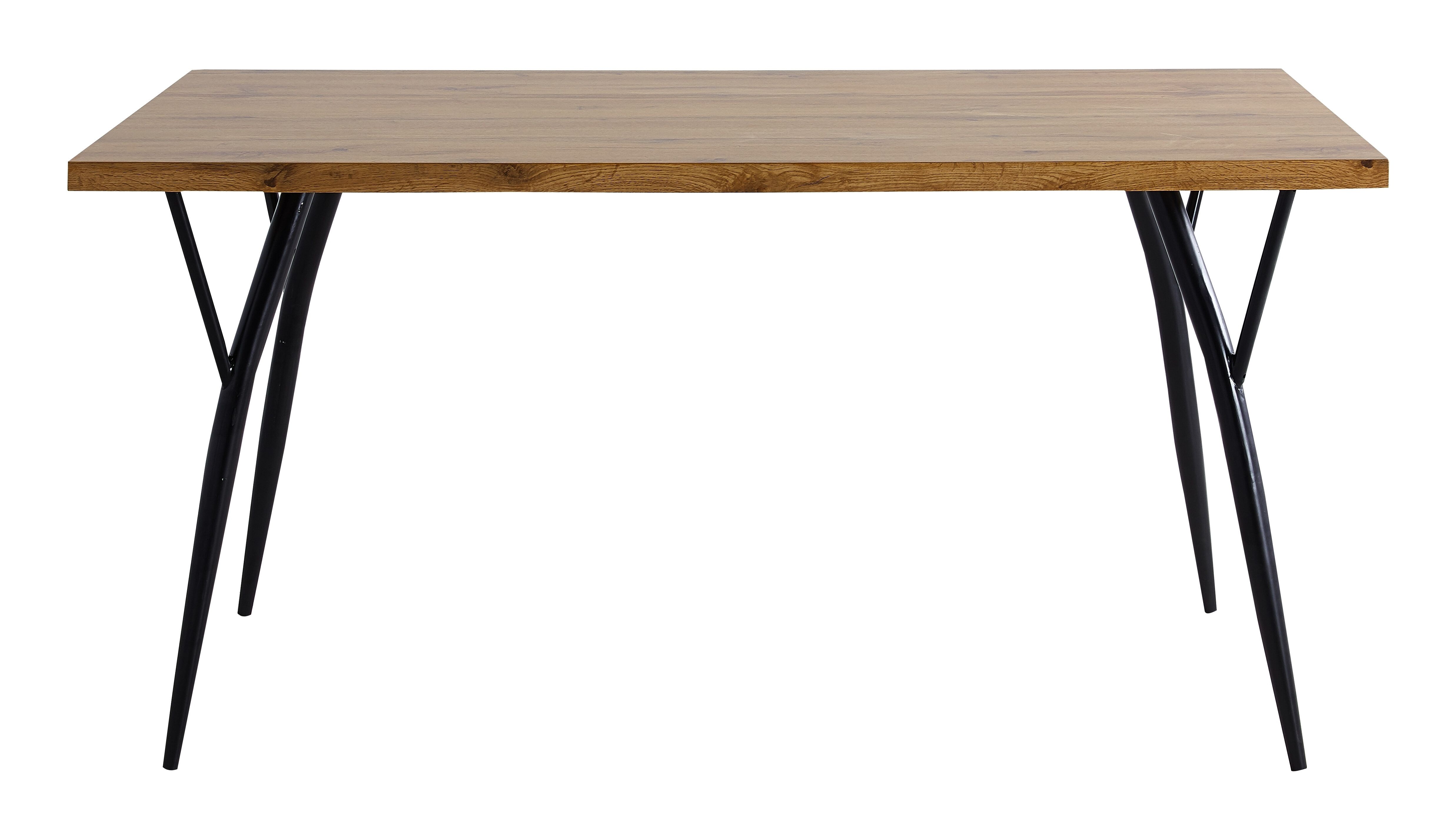 Artistiq Orrin eettafel in eikenlook – stijlvol en functioneel 150 × 90 cm