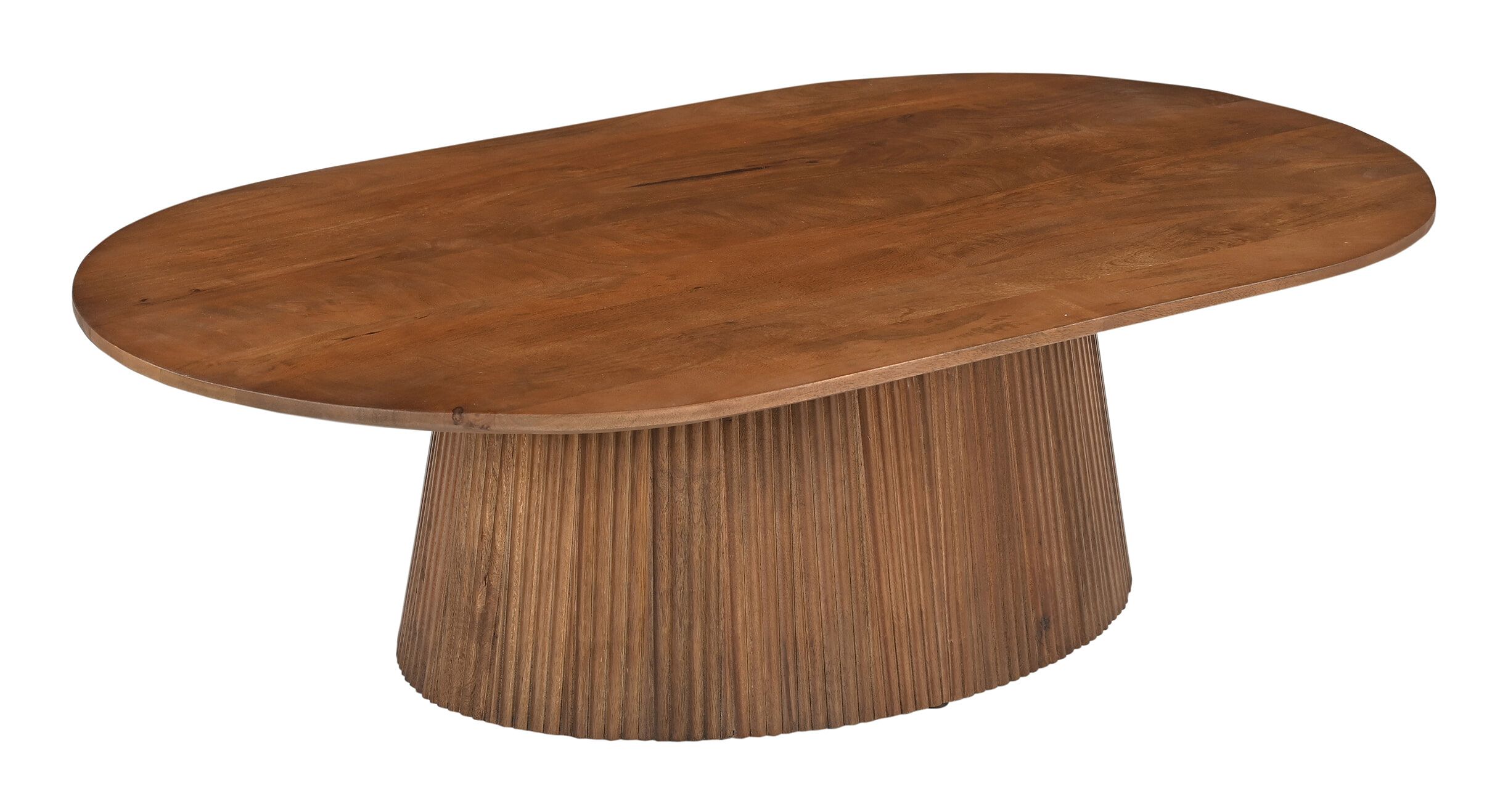 Artistiq Ovale Salontafel Dyann – Mangohout, 120×70 cm – Tijdloos & Duurzaam