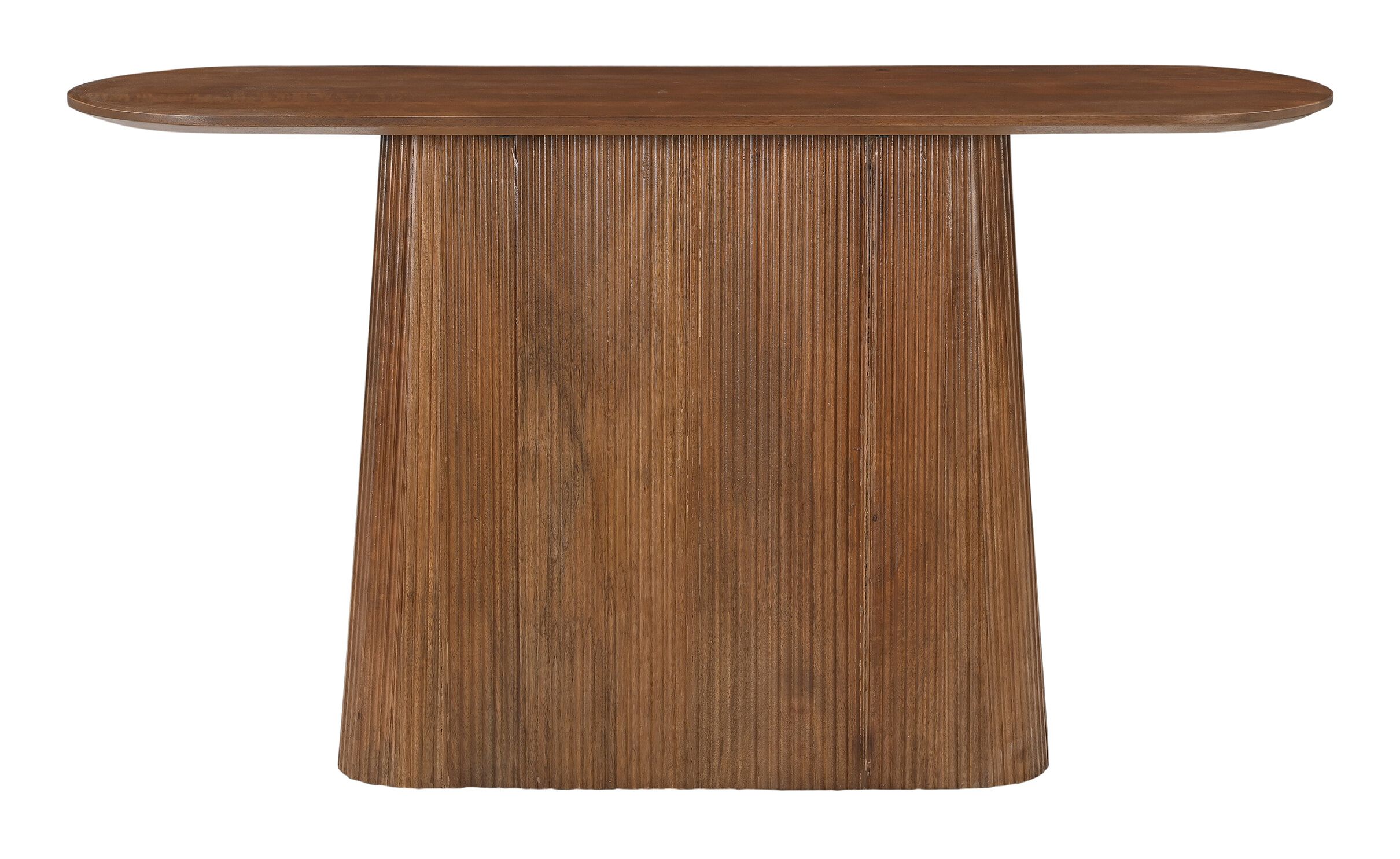 Artistiq Ovale Sidetable Dyann – massief mangohout, 140 cm (Bruin)