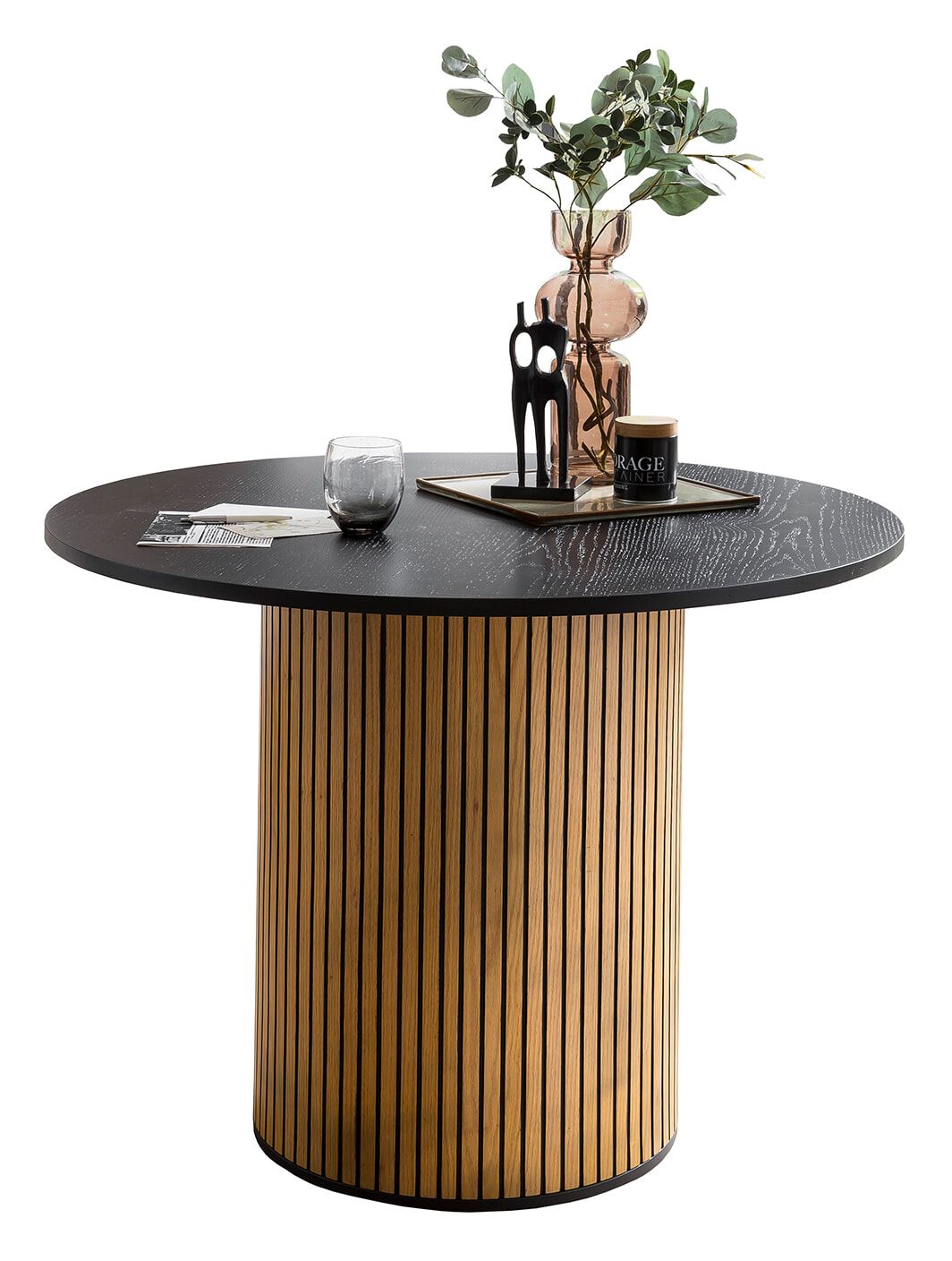 Artistiq Ronde Eettafel Shoua – 120 cm, Bruin – Scandinavisch design