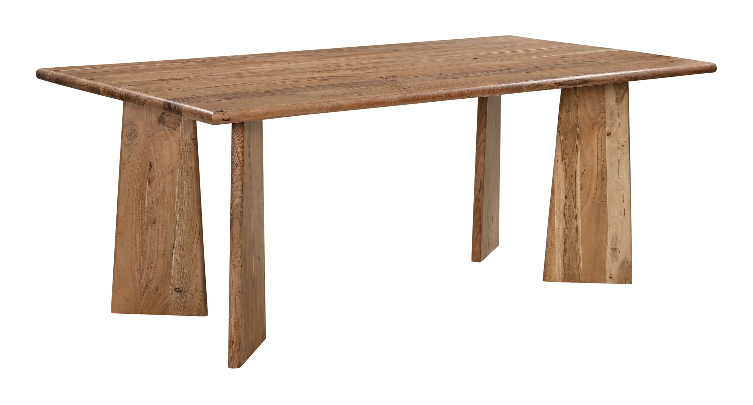Artistiq Sequia eettafel van massief acaciahout – 200 × 100 cm (bruin)