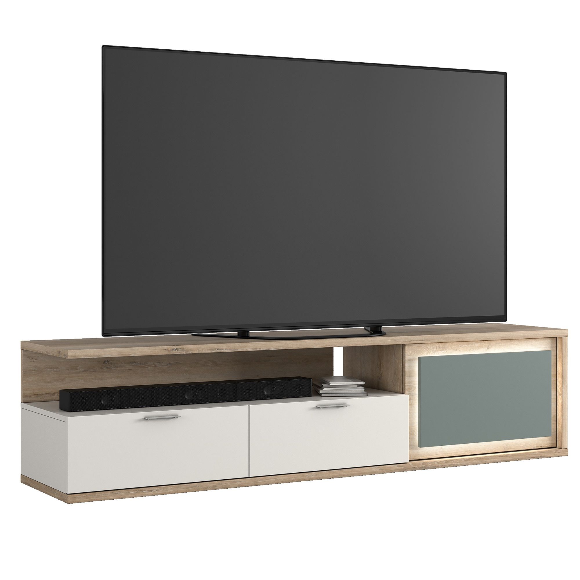 Asola tv‑meubel 200 cm – stijlvolle, functionele middelpunt voor uw woonkamer