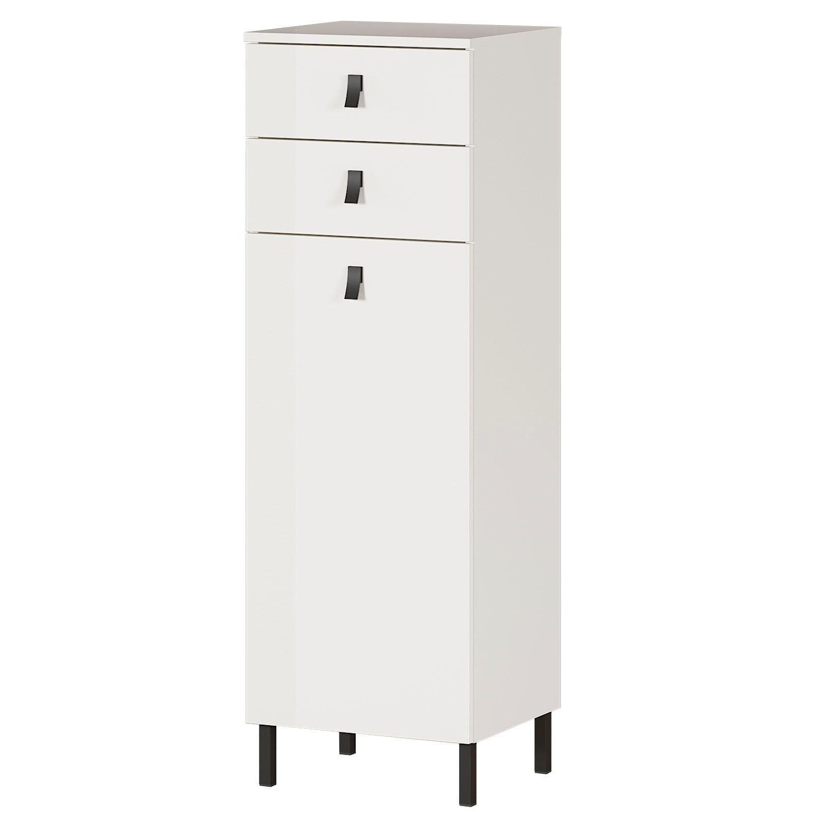 Badkamerkast Tulsa 119 cm – Strak wit design met slimme opbergruimte