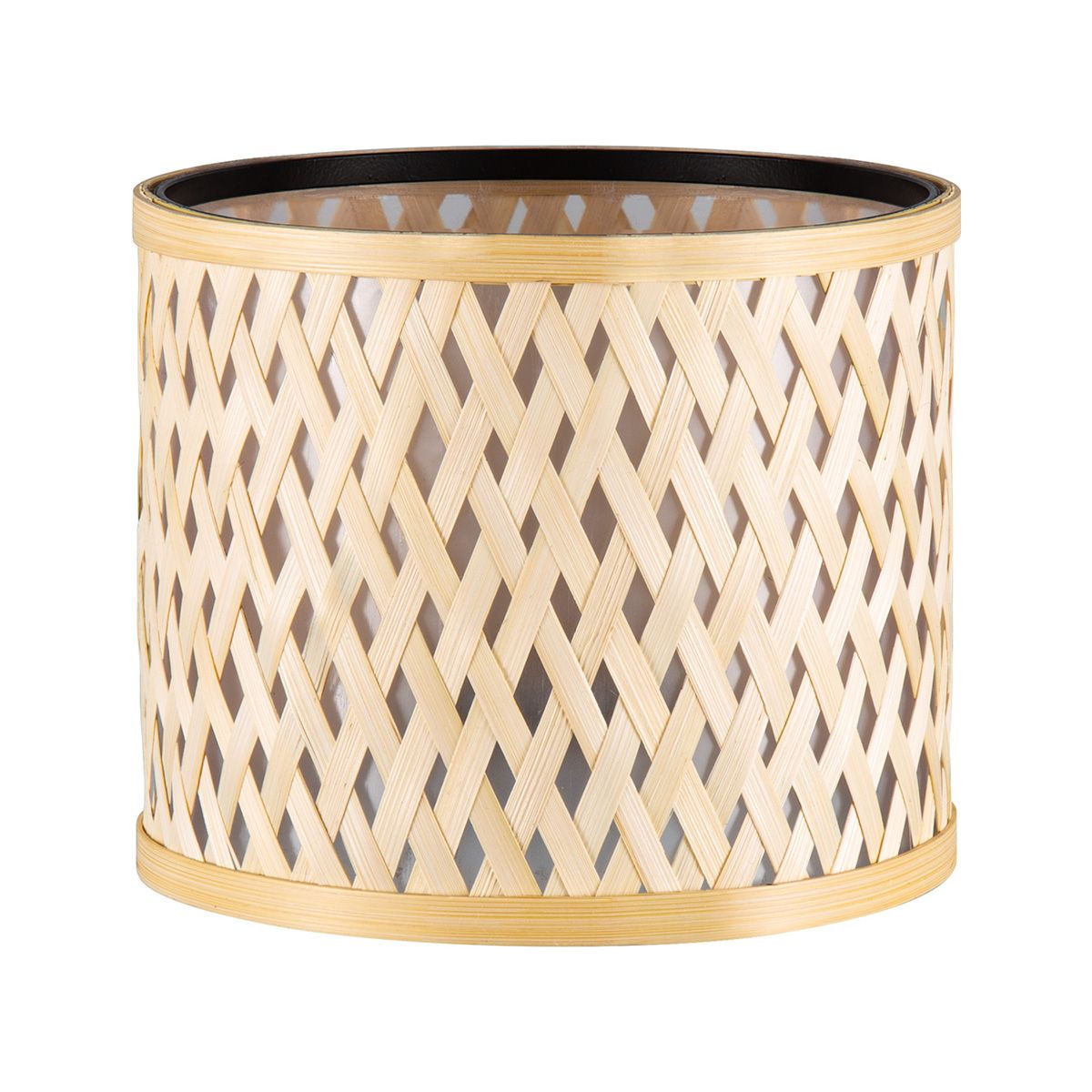 Bamboe Lampenkap – Cilindrisch, Bohemien, Beige – Ideaal voor Tafellamp en Hanglamp