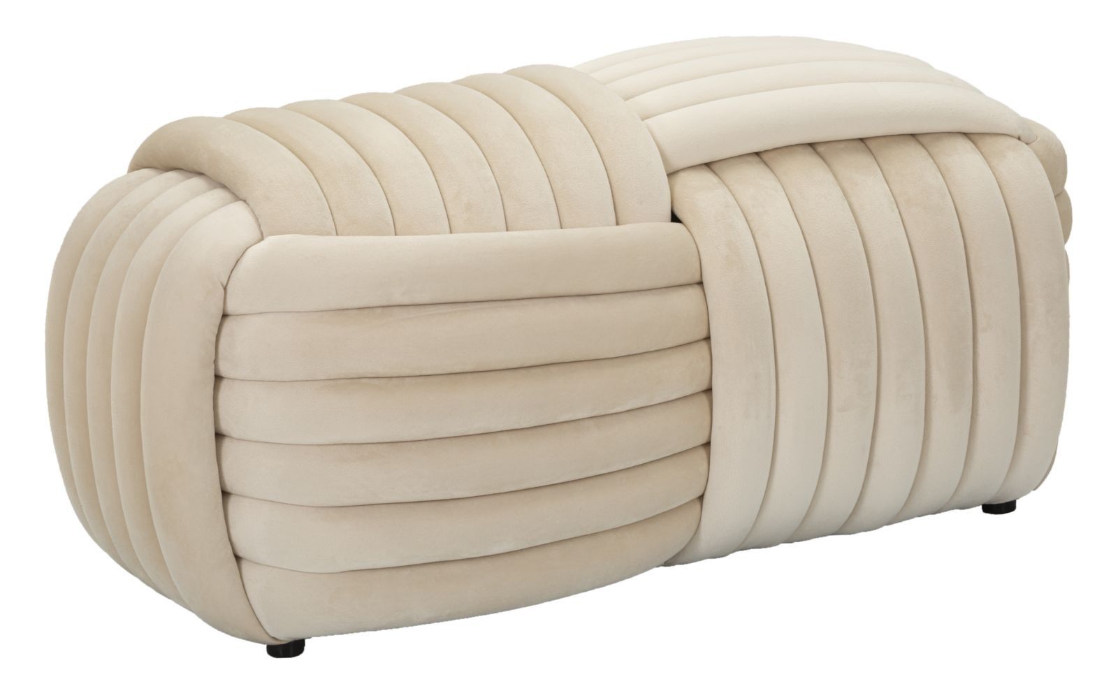 Bankje Softy Crème – Compact comfort van Mauro Ferretti