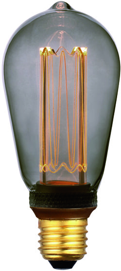 BASE Tarika Kooldraadlamp 15 cm – Dimbare Smoke LED voor natuurlijke sfeer