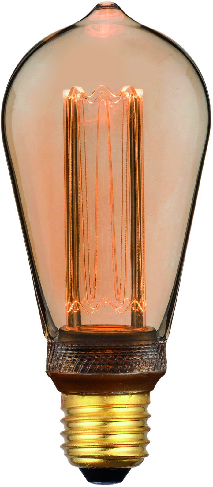 BASE Tarika Kooldraadlamp 15 cm – Warm amberlicht, dimbaar en compact