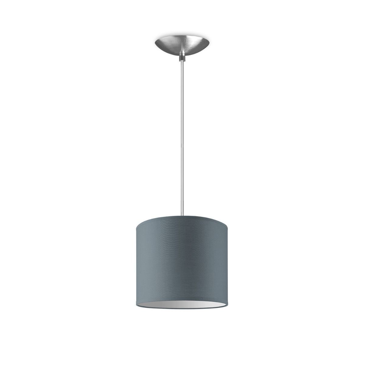 Basic Bling Hanglamp Ø 20 cm – Lichtgrijs, Verstelbaar en Ambachtelijk