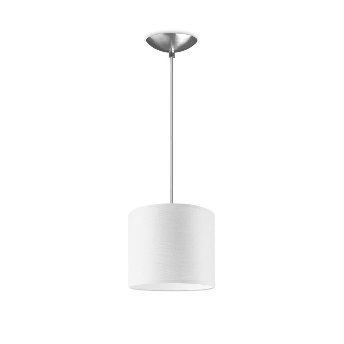 Basic Bling Hanglamp Ø 20 cm – Modern wit & verstelbare hoogte