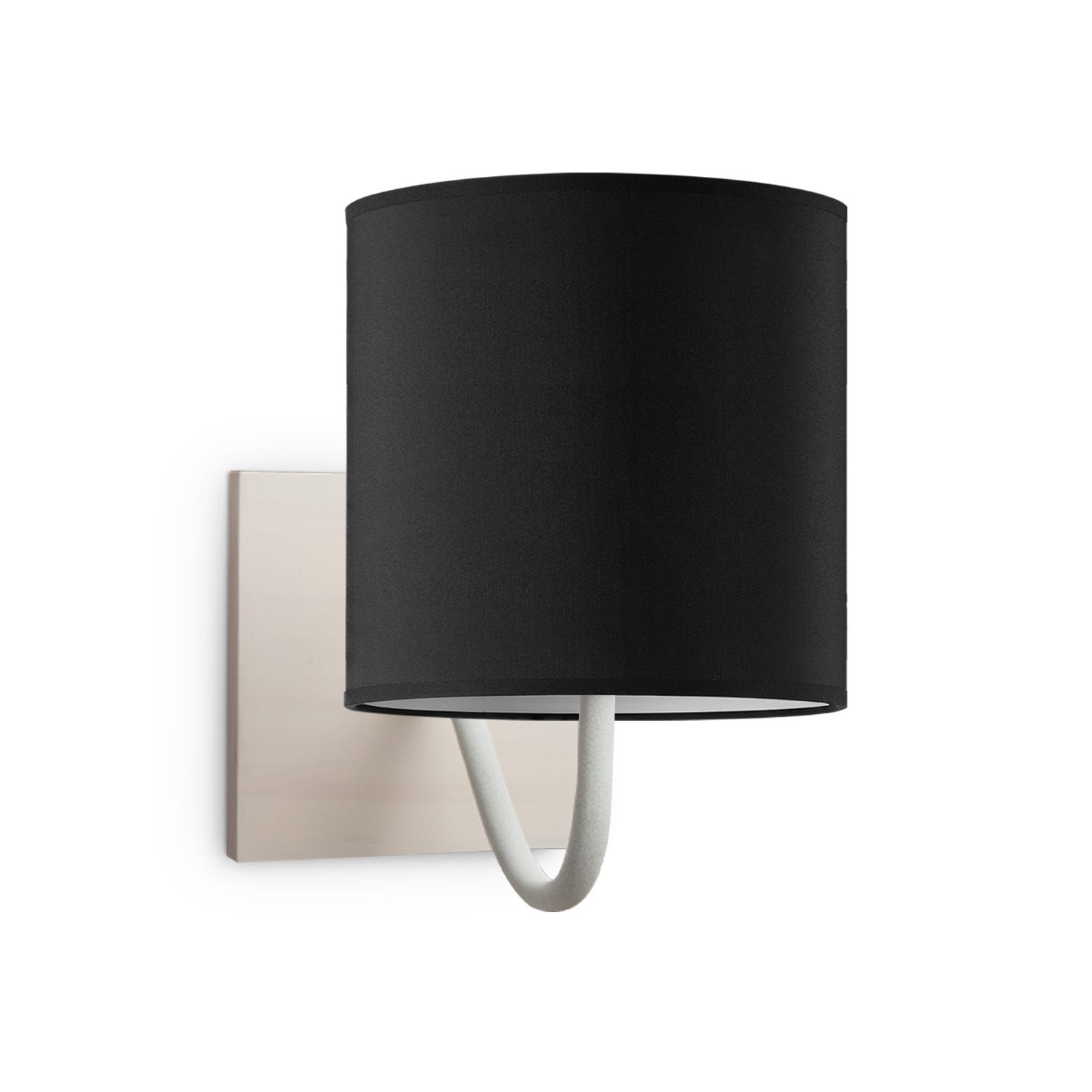 Beach Bling wandlamp – zwart, Ø 16 cm, jouw strandhuisje voor binnen