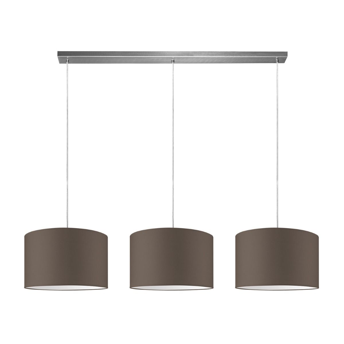 Beam 3 Bling – Luxe drielichts hanglamp in taupe (Ø 35 cm)