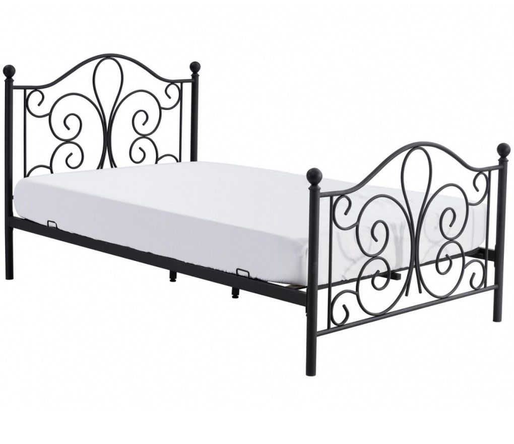 Bed Panama 120×200 cm – Modern zwart slaapkamermeubel