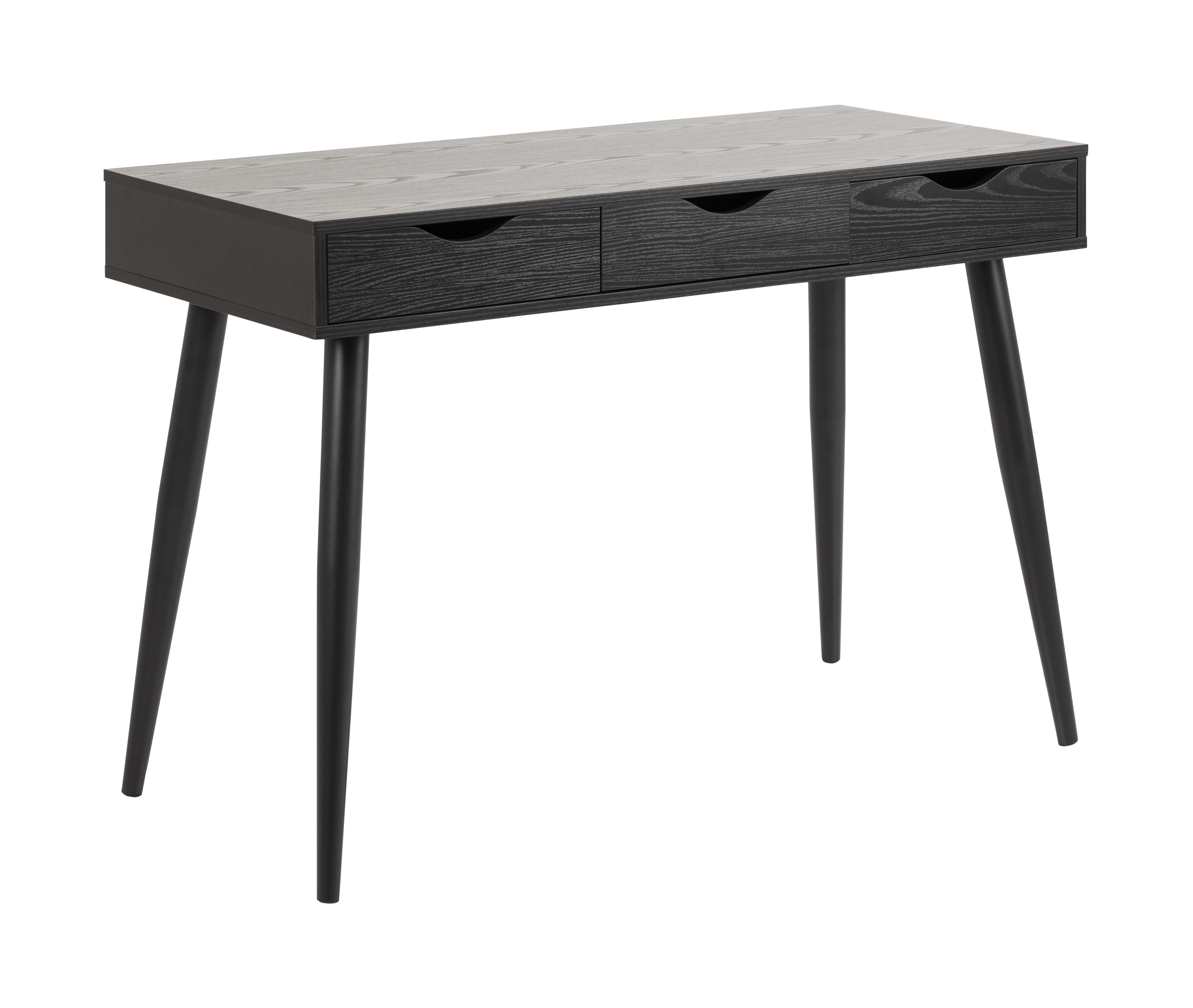 Bendt Bureau / sidetable Märta – Minimalistisch design in zwart, 110 × 50 cm