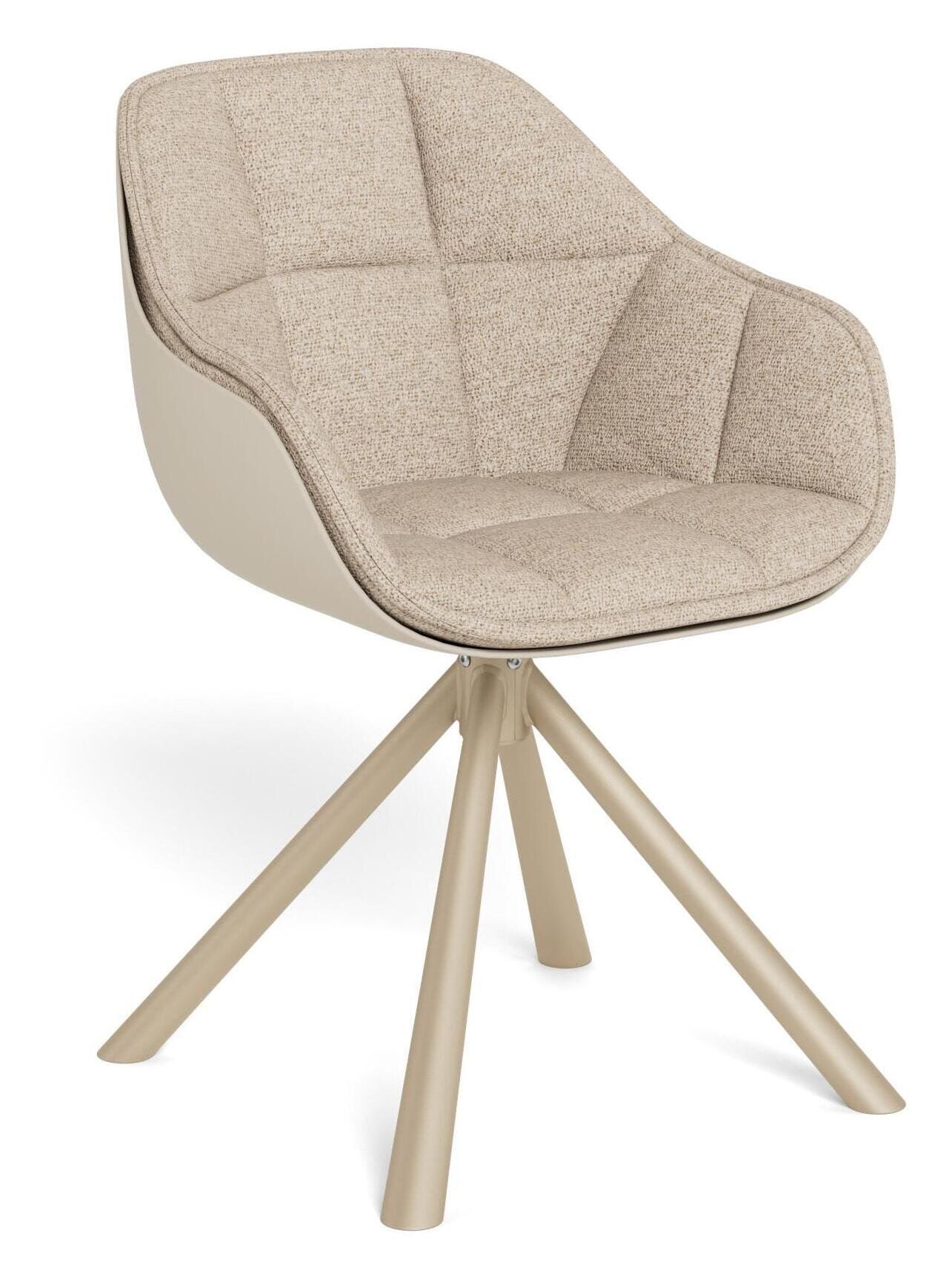Bendt Draaibare Eetkamerstoel Tywan in Beige – Modern comfort met stijl