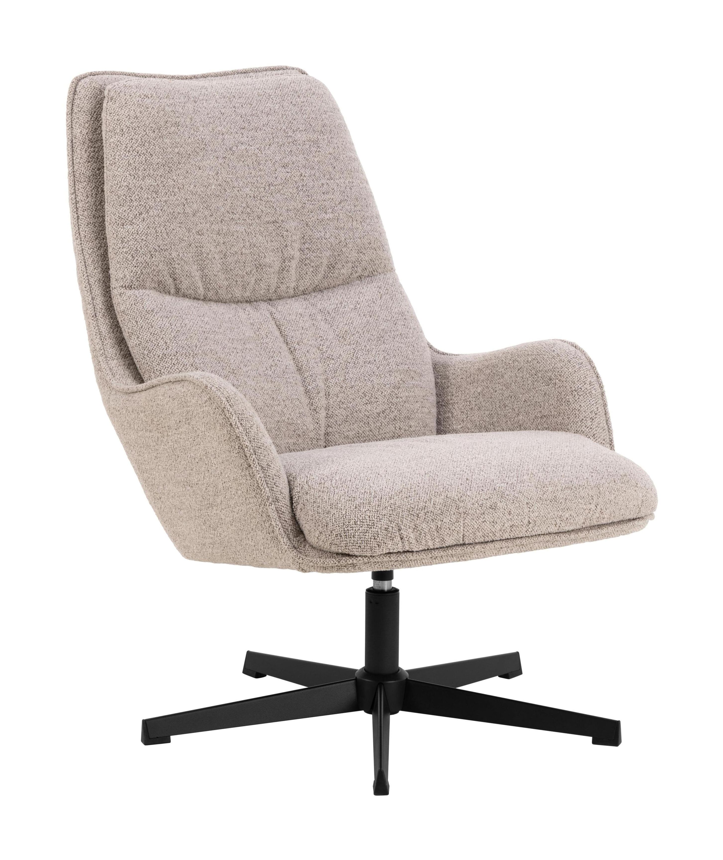 Bendt Draaifauteuil Damiano Bouclé – Luxe in Beige voor elke woonruimte