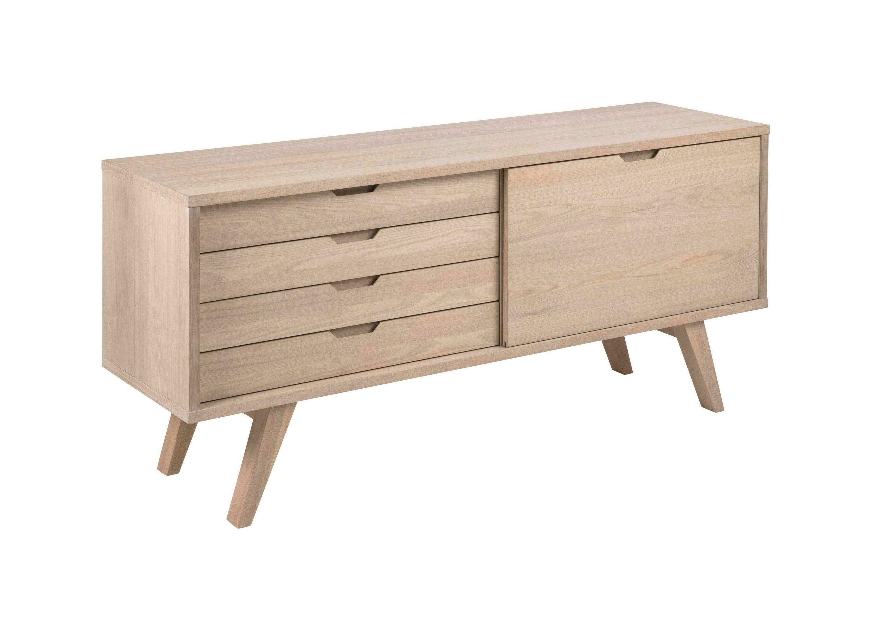 Bendt Dressoir Mads 160 cm – Strak wit Scandinavisch design