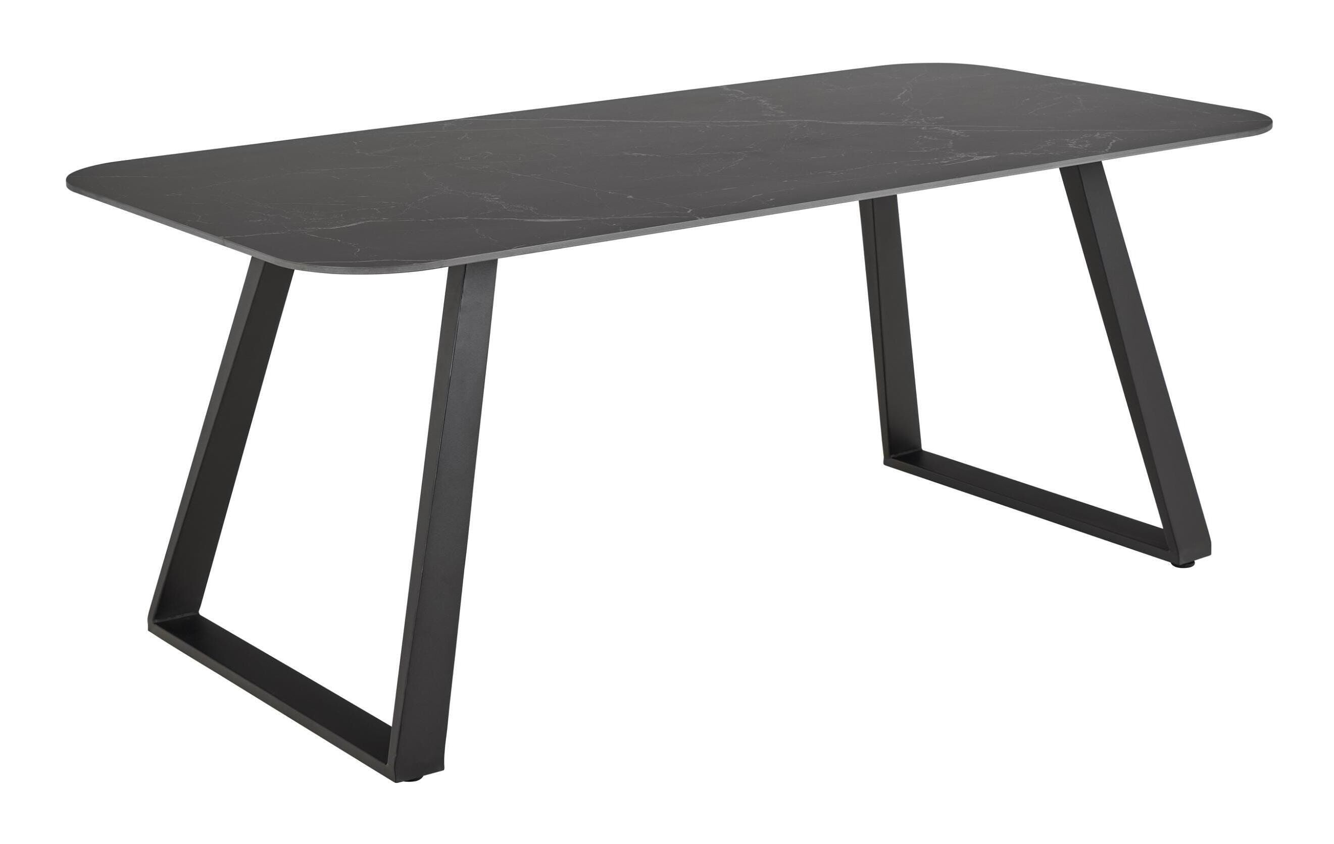 Bendt Eettafel Ginni – Moderne keramische tafel in elegant Zwart, 180 × 90 cm