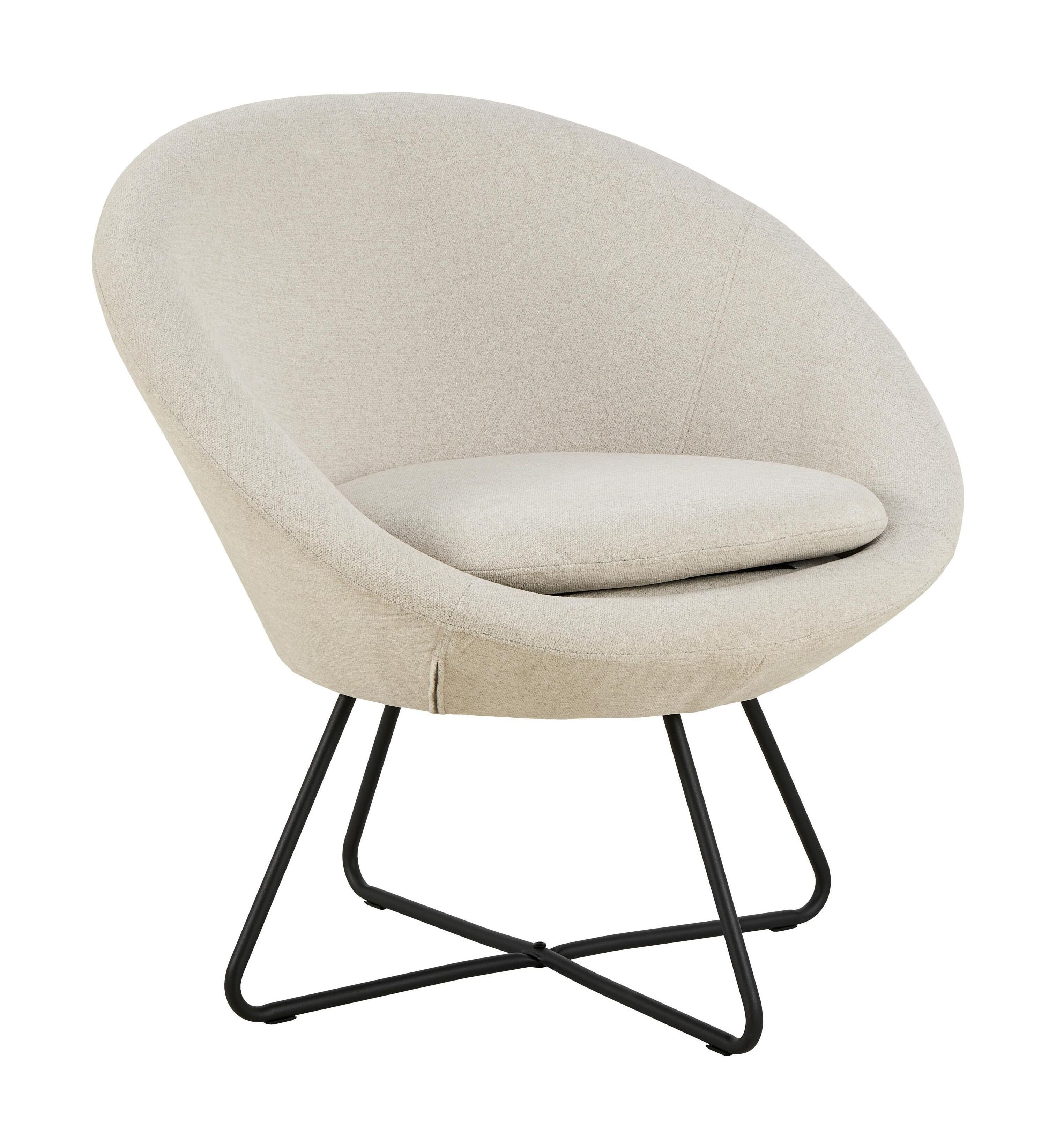 Bendt Fauteuil Lærke Geweven – Tijdloze Beige Loungecomfort