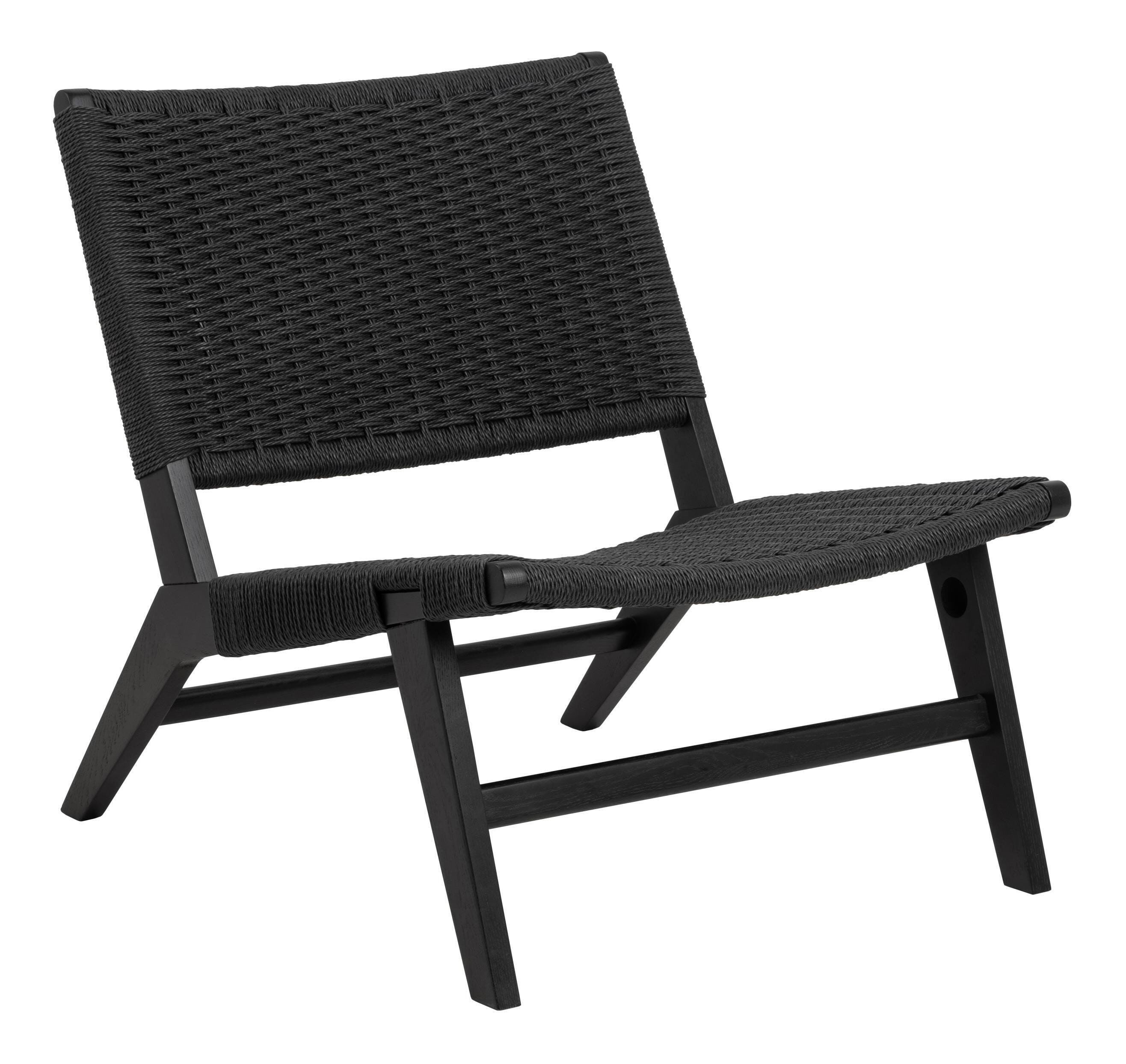 Bendt Fauteuil Rodrigues – Minimalistische Zwarte Eikenbank voor een Scandinavisch Wooninterieur