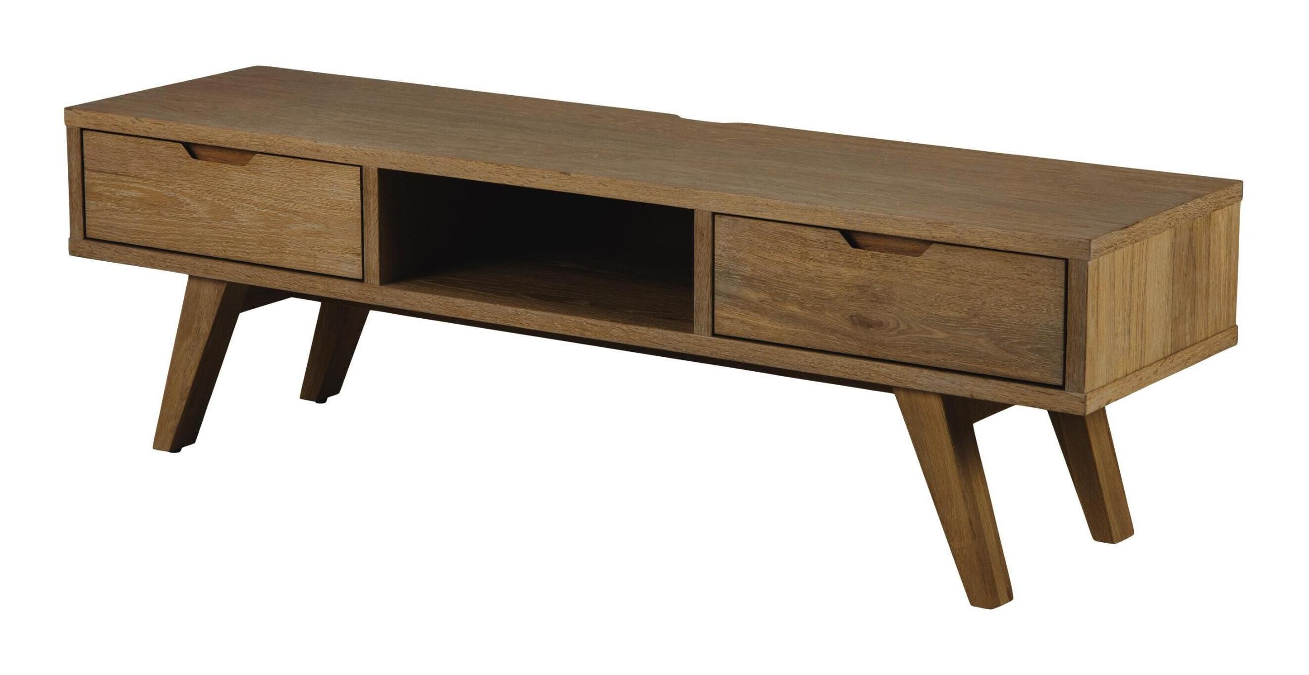 Bendt Mads TV‑meubel 150 cm – Elegant eiken fineer in bruine tint