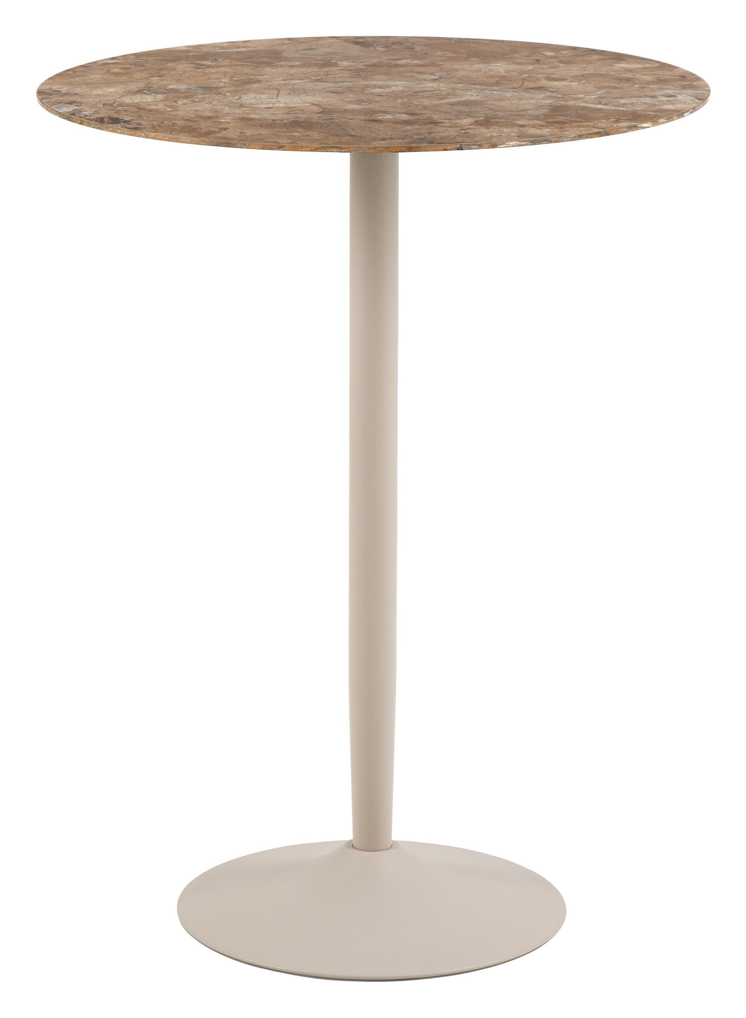 Bendt Ronde Bartafel Tempest – Stijlvol keramisch met marmerlook, 80 cm