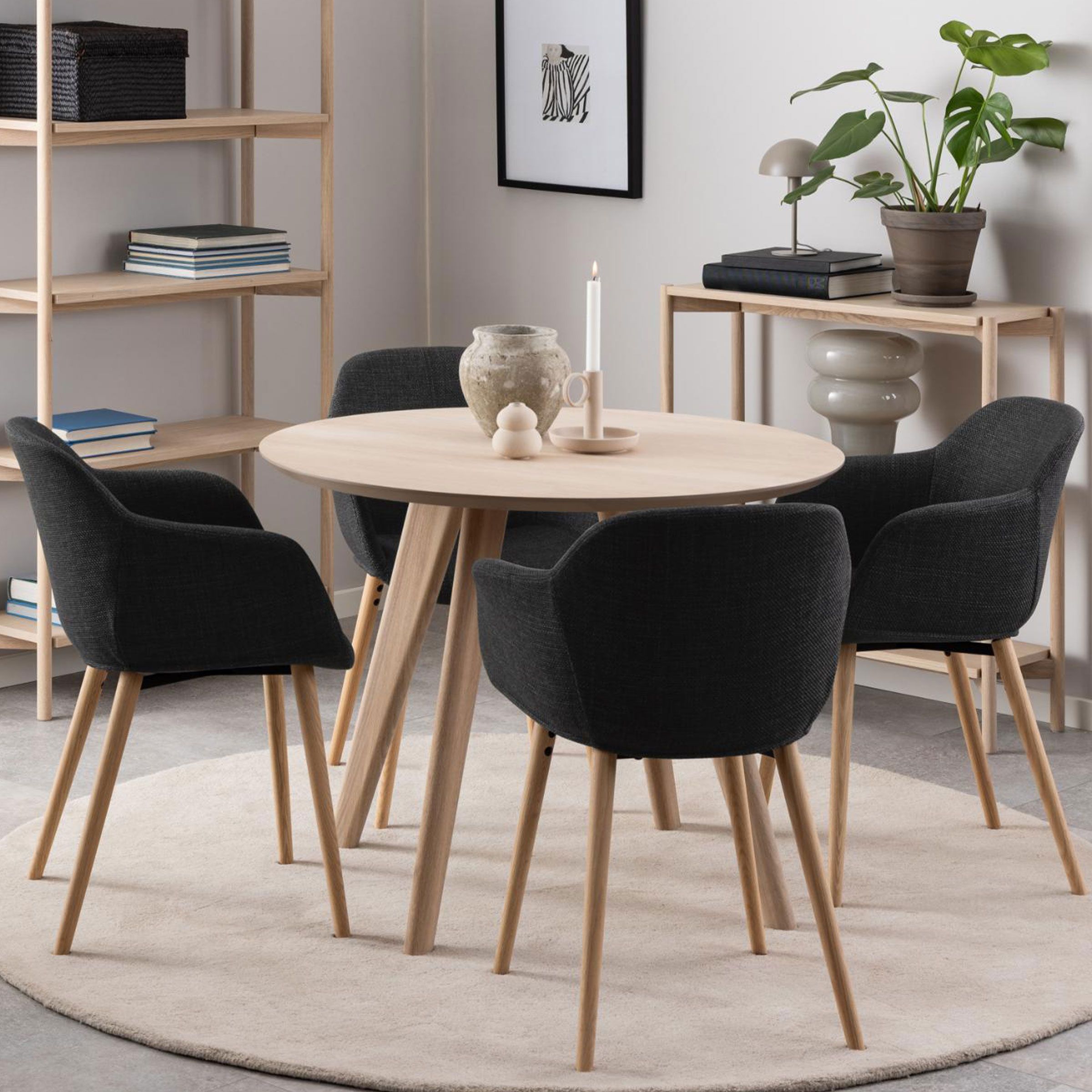 Bendt Ronde Eettafel Kimya – Scandinavisch Design in Wit