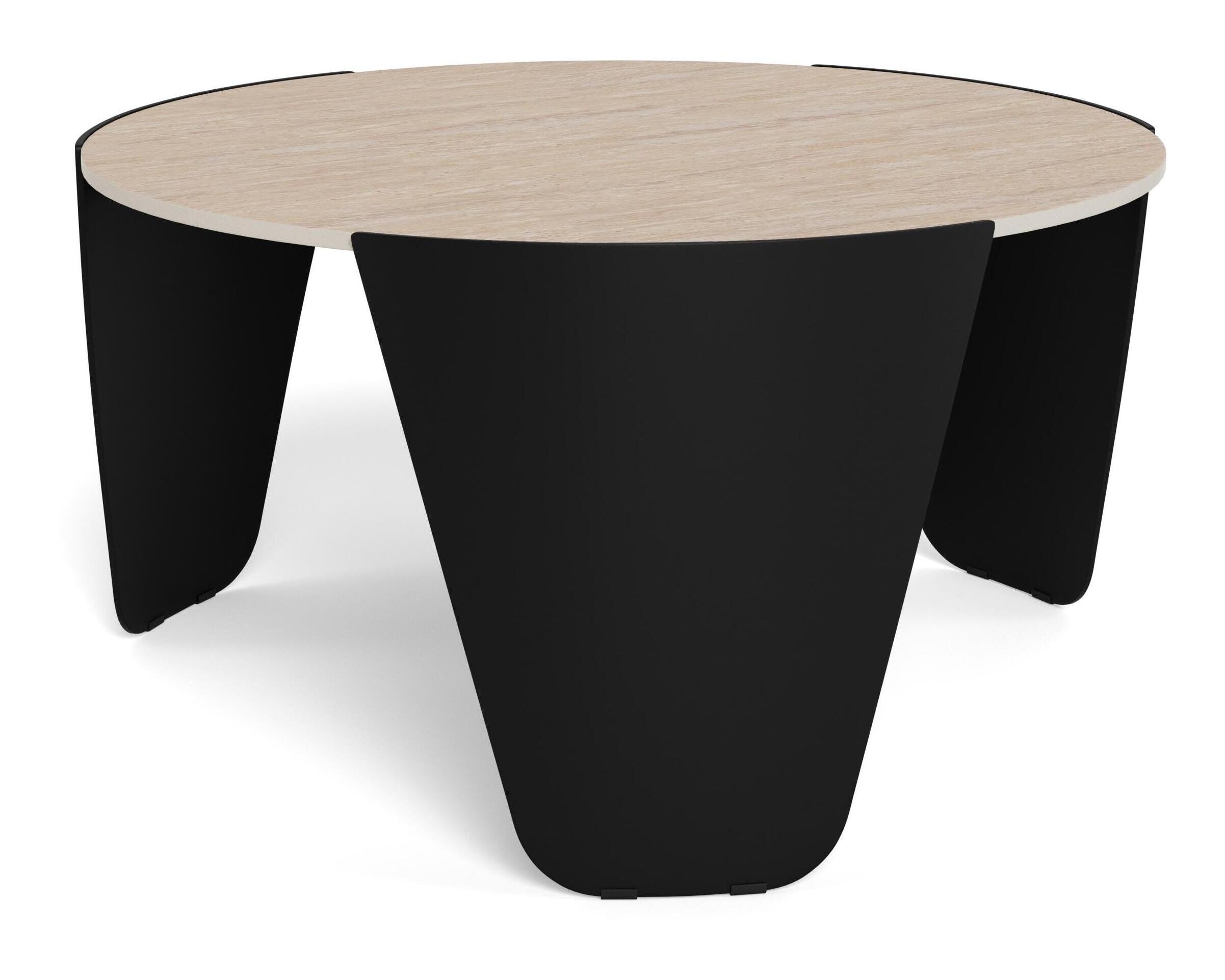 Bendt Ronde Salontafel Jahan 80 cm – Modern keramisch design in beige