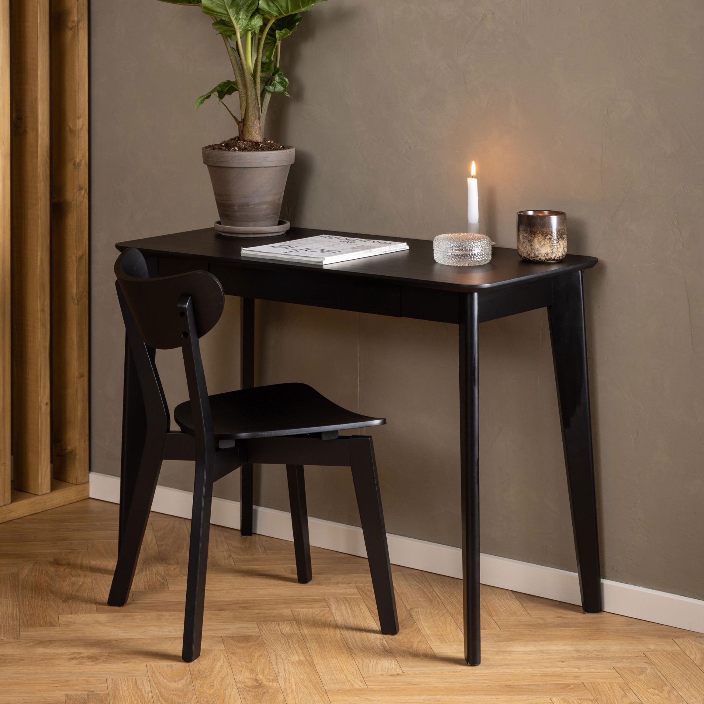 Bendt Torkil Bureau 100 × 50 cm – Strak Zwart & Compact