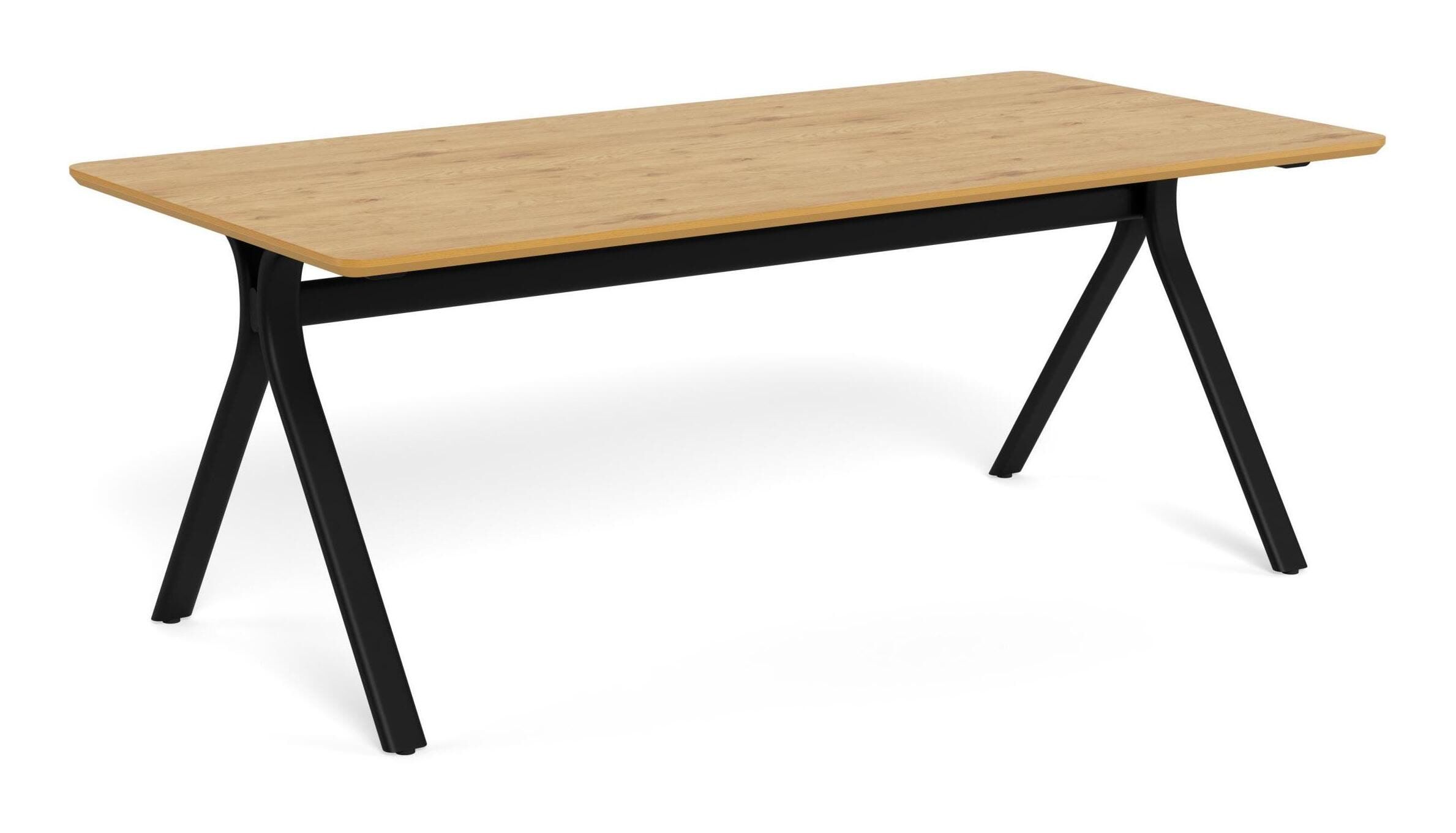 Bendt Tremika eettafel 200 × 100 cm – natuurlijke eikenlook