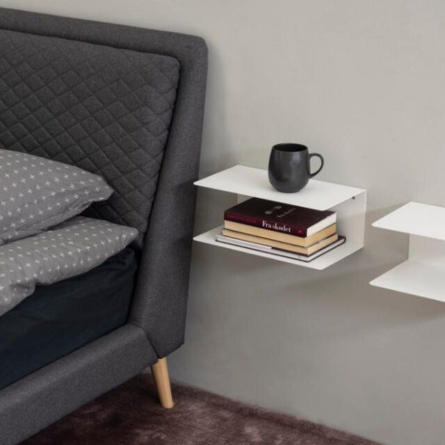 Bendt Wandplankje Nonny 35 cm – Strak wit industrieel design voor elke muur