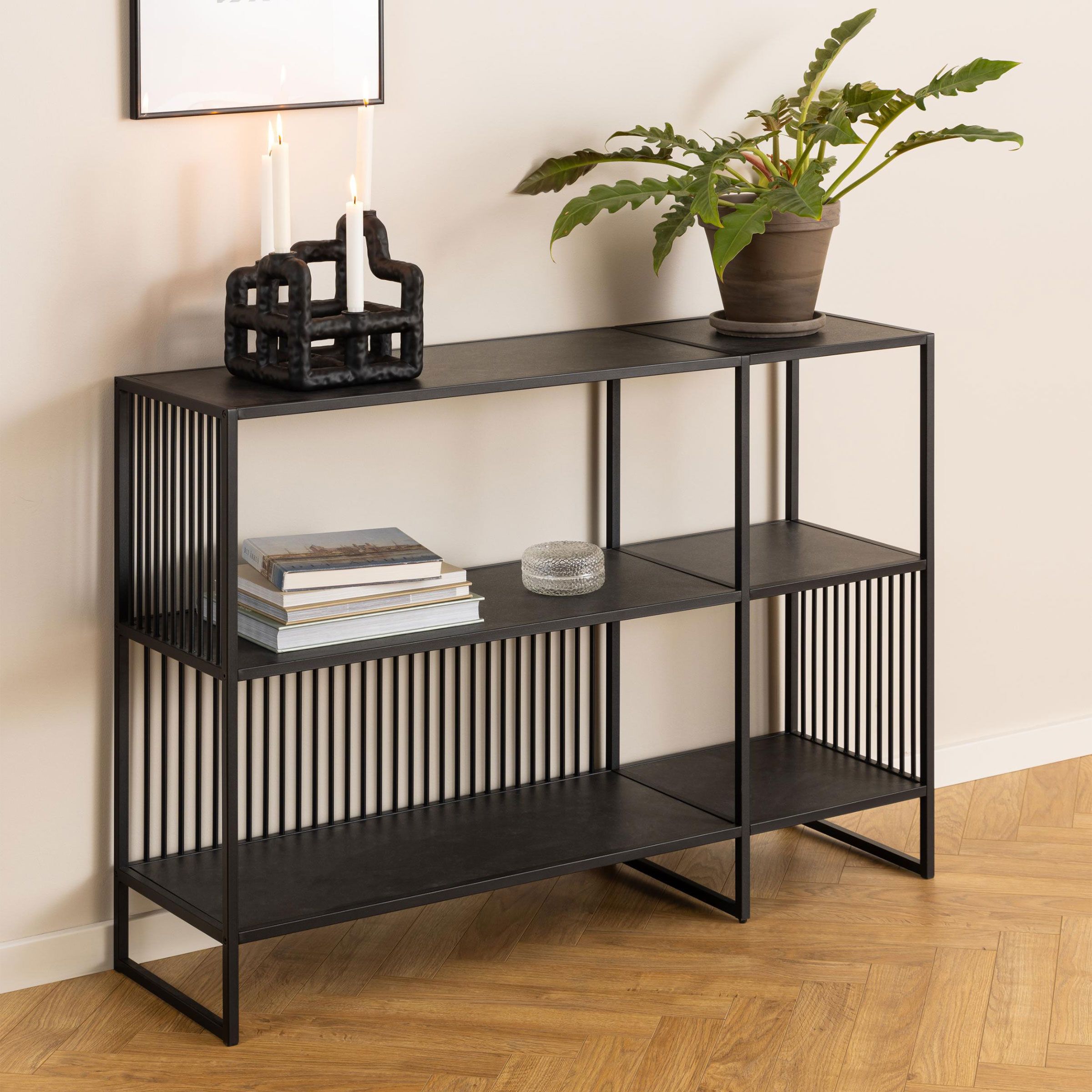 Bendt Wandrek Esme – Luxe Marmerlook in Zwart, 83 × 120 cm