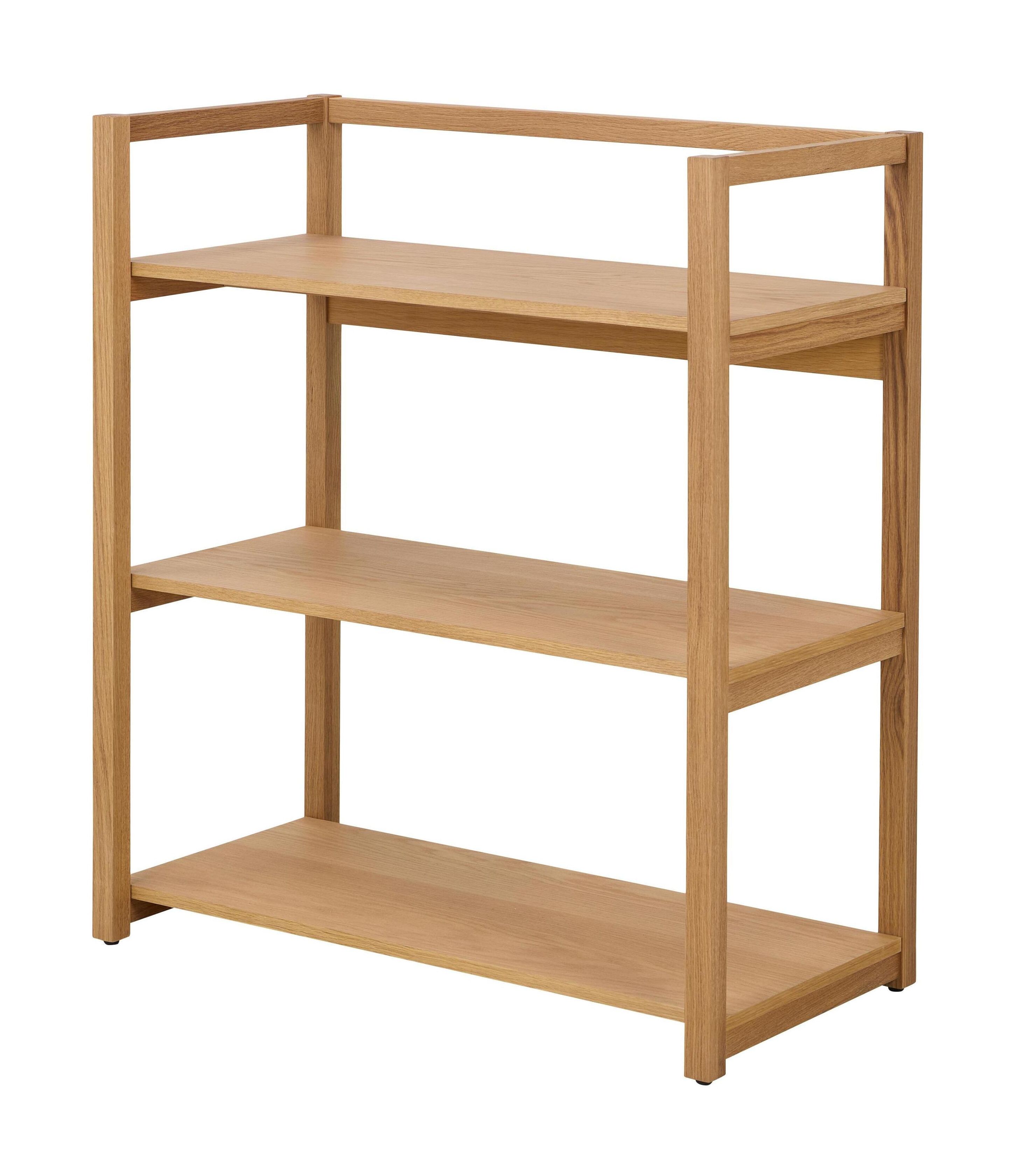 Bendt Wandrek Sharia in Natureel Eiken – Retro Mid‑Century Boekenplank