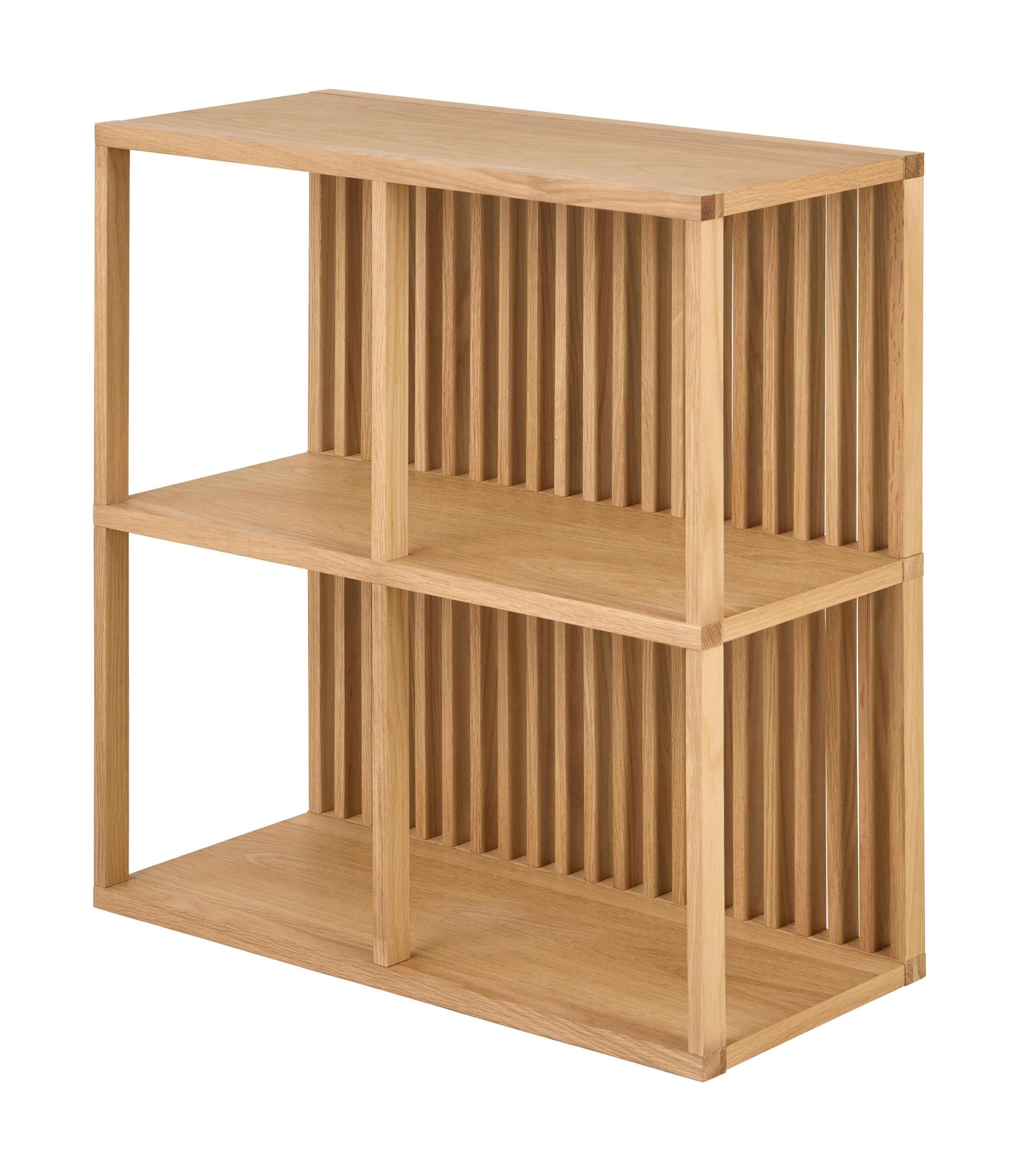 Bendt Wandrekje Truong – Vierkant eikenfineer wandrek, 69 × 67 cm – Naturel