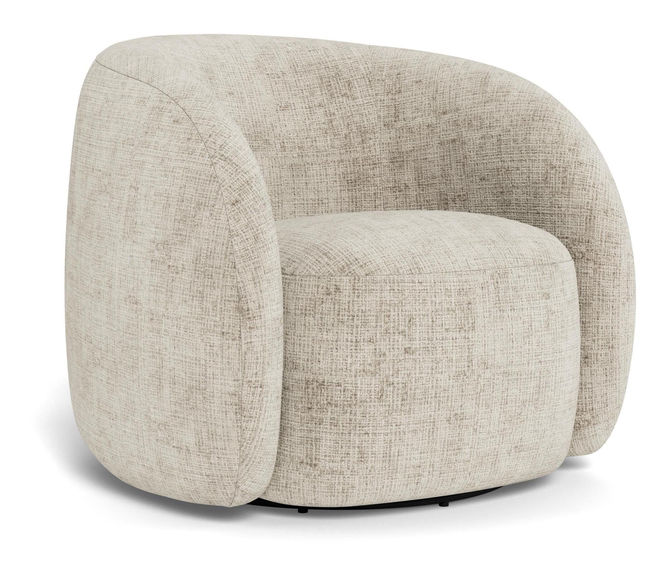 Bendt Zackery Chenille Draaifauteuil – Tijdloos comfort in Beige
