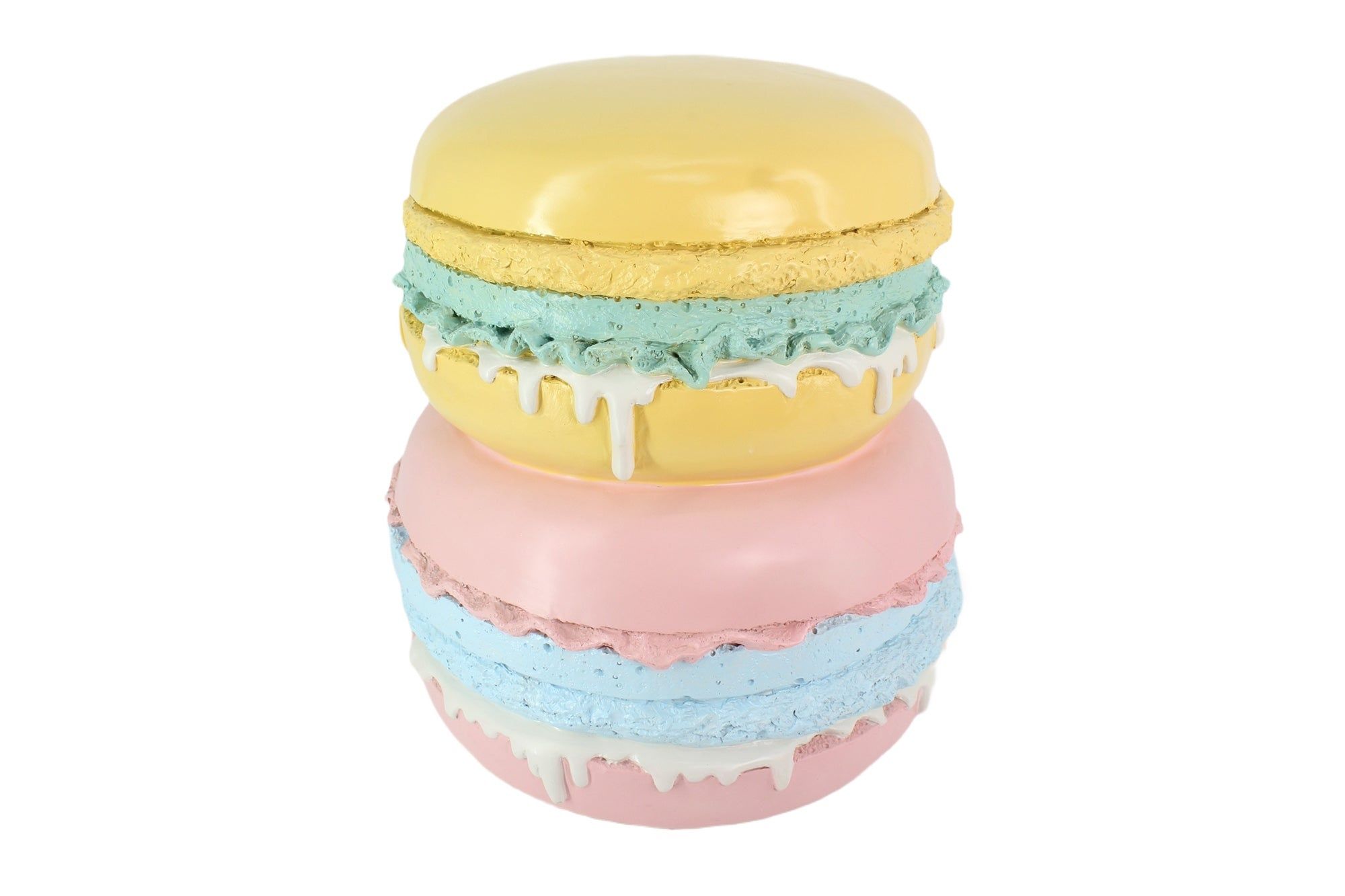 Bijzettafel MACARONS 50 cm – Levendige kleuren in duurzame glasvezel