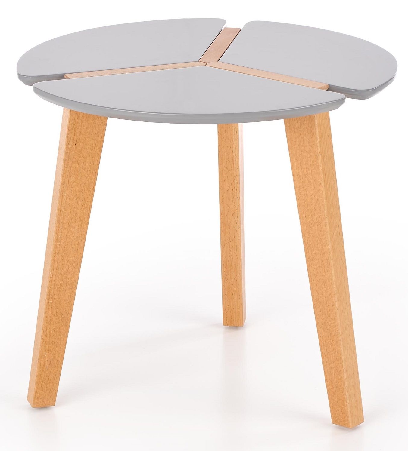 Bijzettafel Zeta – Compacte grijze tafel voor een stijlvolle woonkamer