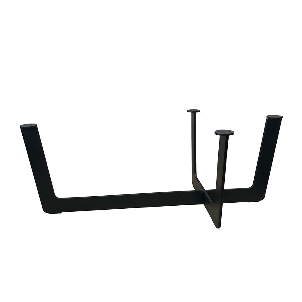 Black Steel Salononderstel – Robuust Design voor Moderne Interieurs