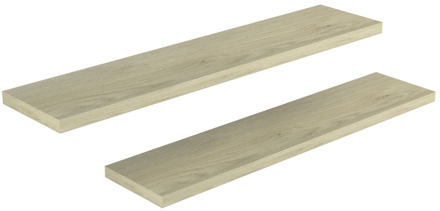 Boekenplanken Set Rush 100 cm – Natuurlijke Eiken Look voor Elke Woonkamer